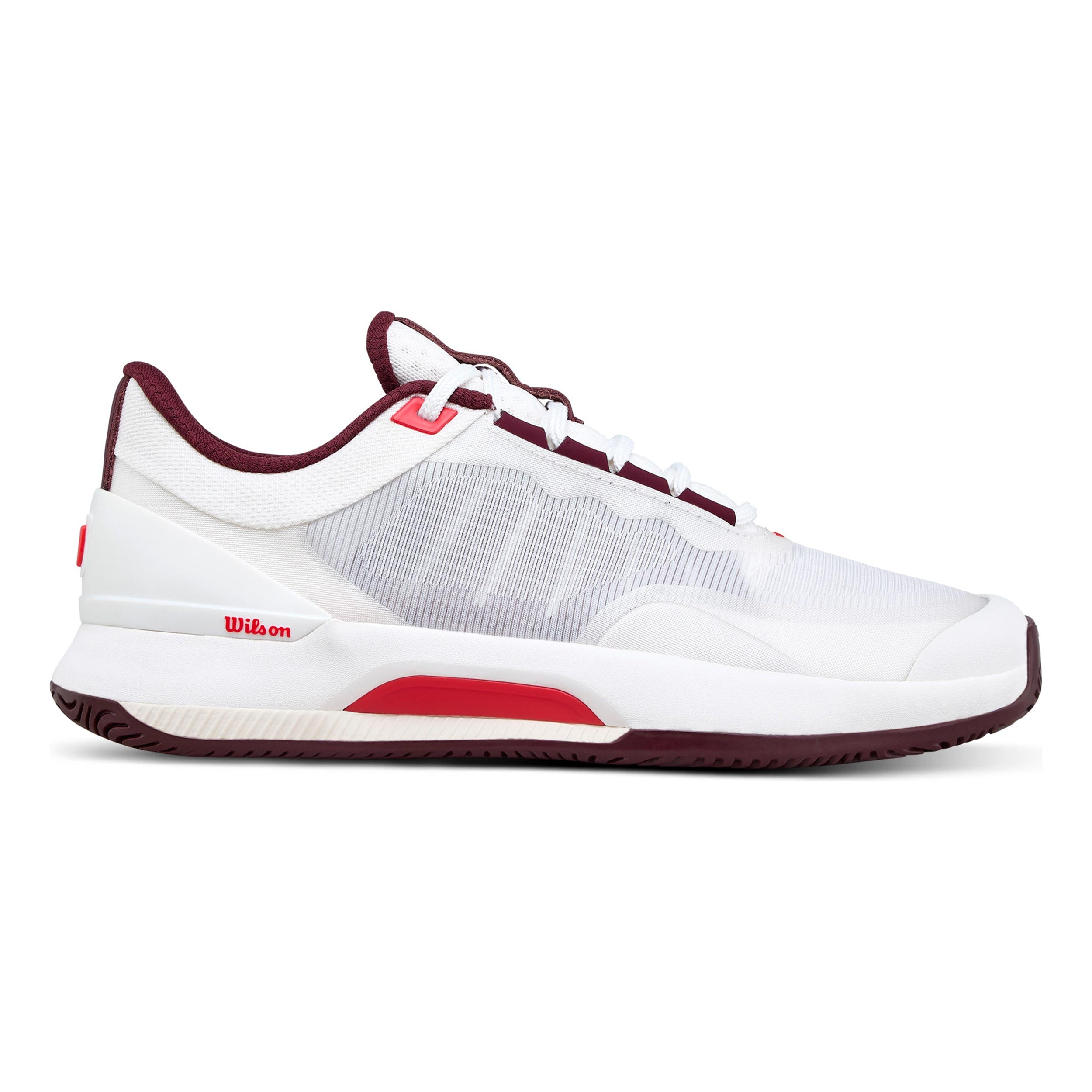 Wilson Intrigue Tour All court shoe Women-white, wine red