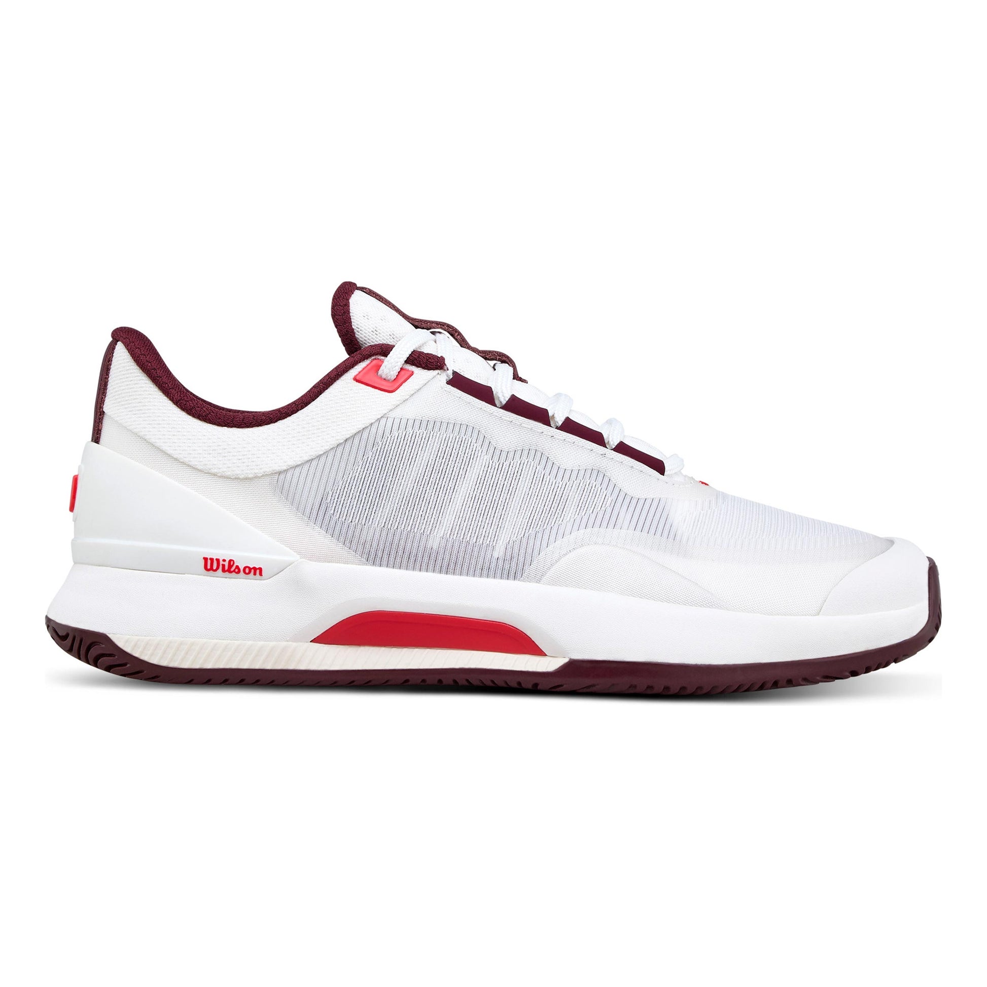 Wilson Intrigue Tour All court shoe Women-white, wine red