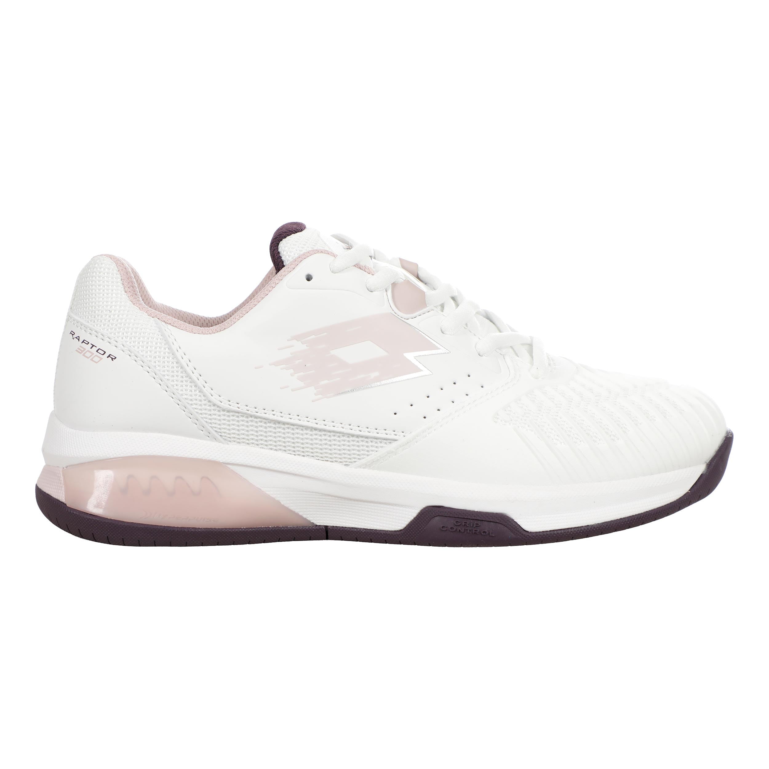 Lotto Raptor 300 AC All court shoe Women-white, lilac