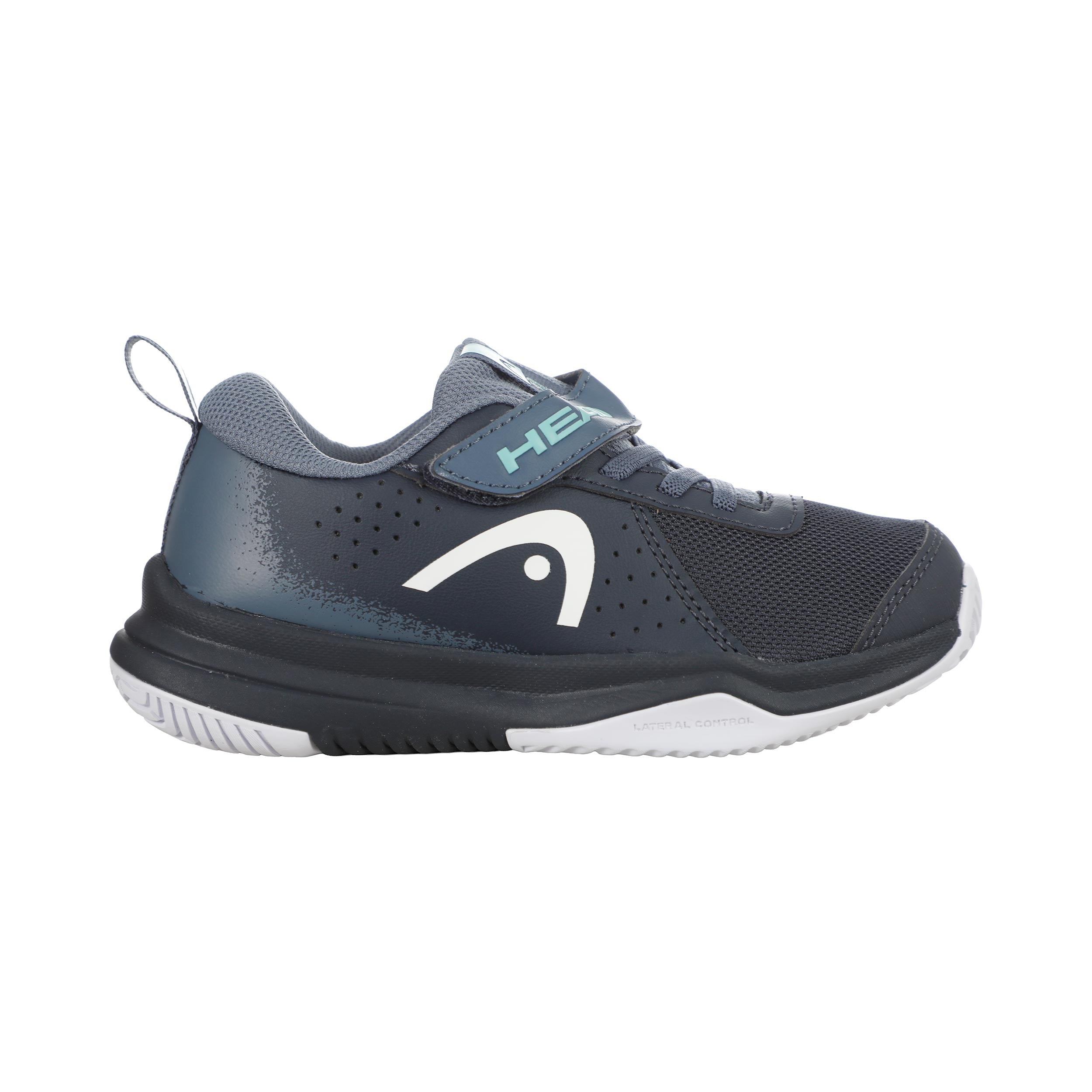 HEAD Sprint Velcro 4.0 All court shoe Kids-dark blue, turquoise