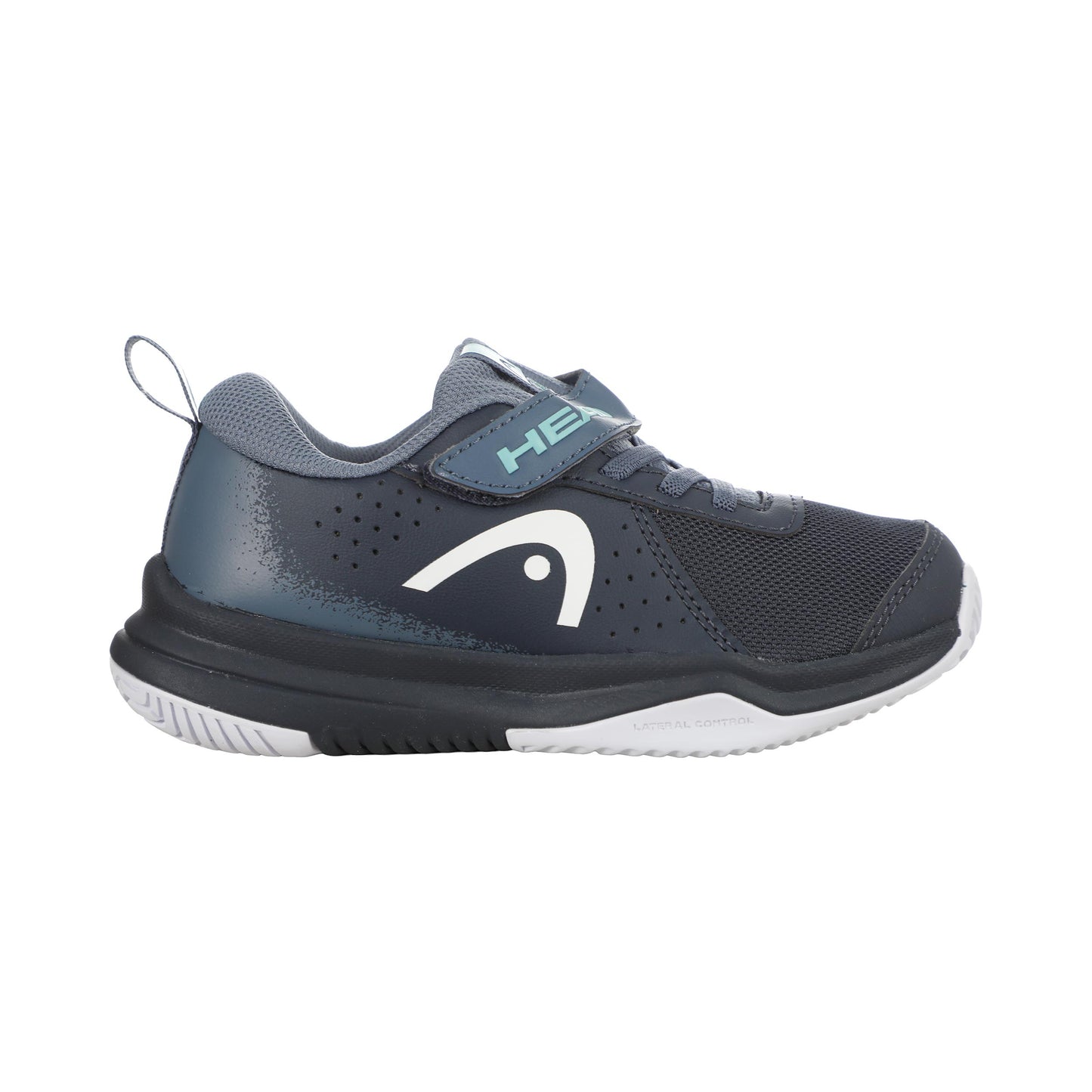 HEAD Sprint Velcro 4.0 All court shoe Kids-dark blue, turquoise
