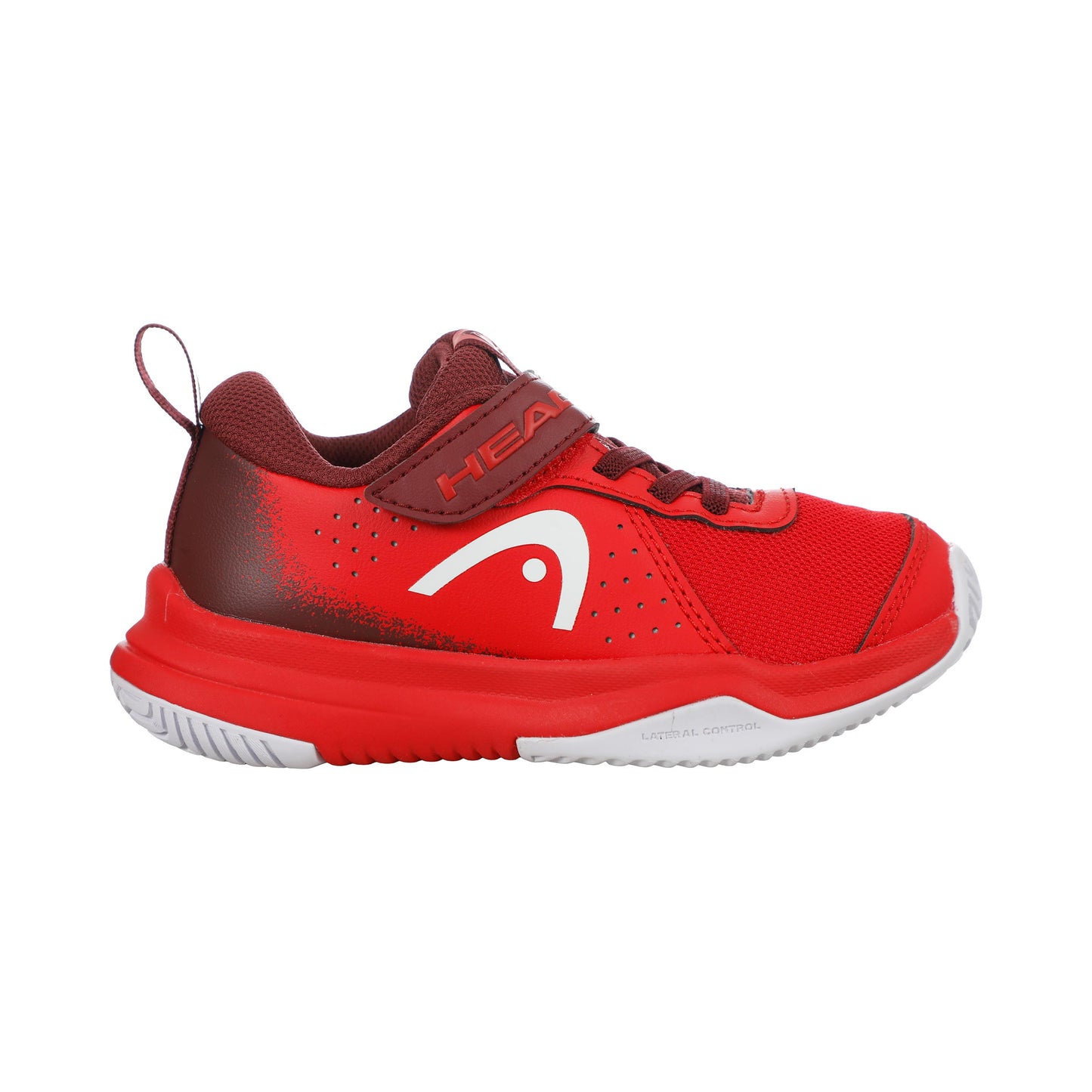 HEAD Sprint Velcro 4.0 All court shoe Kids-red, dark red