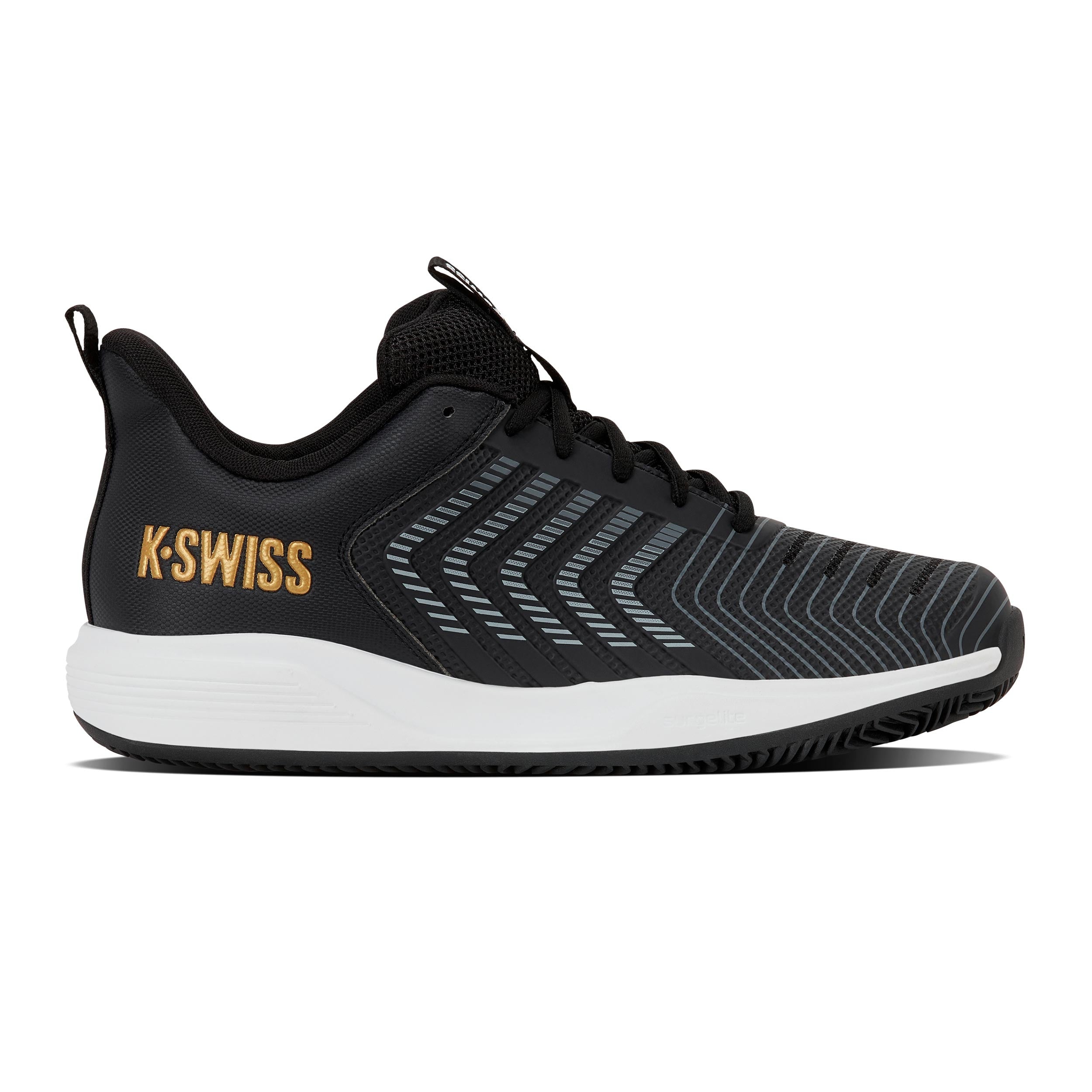 K-Swiss Ultrashot Light Clay court shoe Men - black, gold