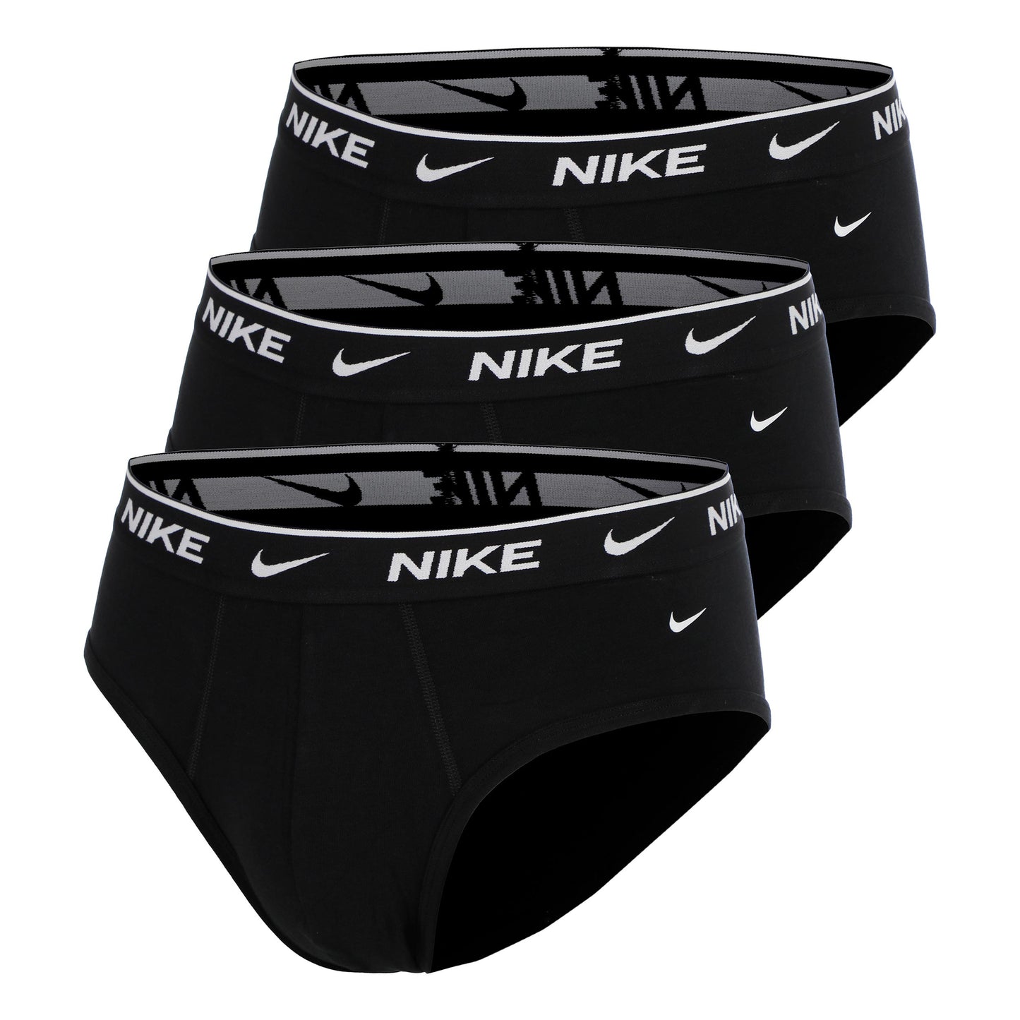 Nike Essential Cotton Stretch Slip 3 Pack Men - black, black
