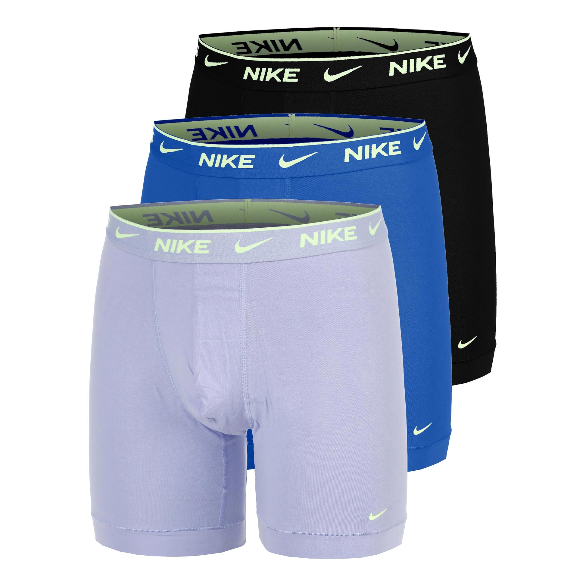 Nike Essential Cotton Stretch Boxer shorts 3 Pack Men - lilac, blue