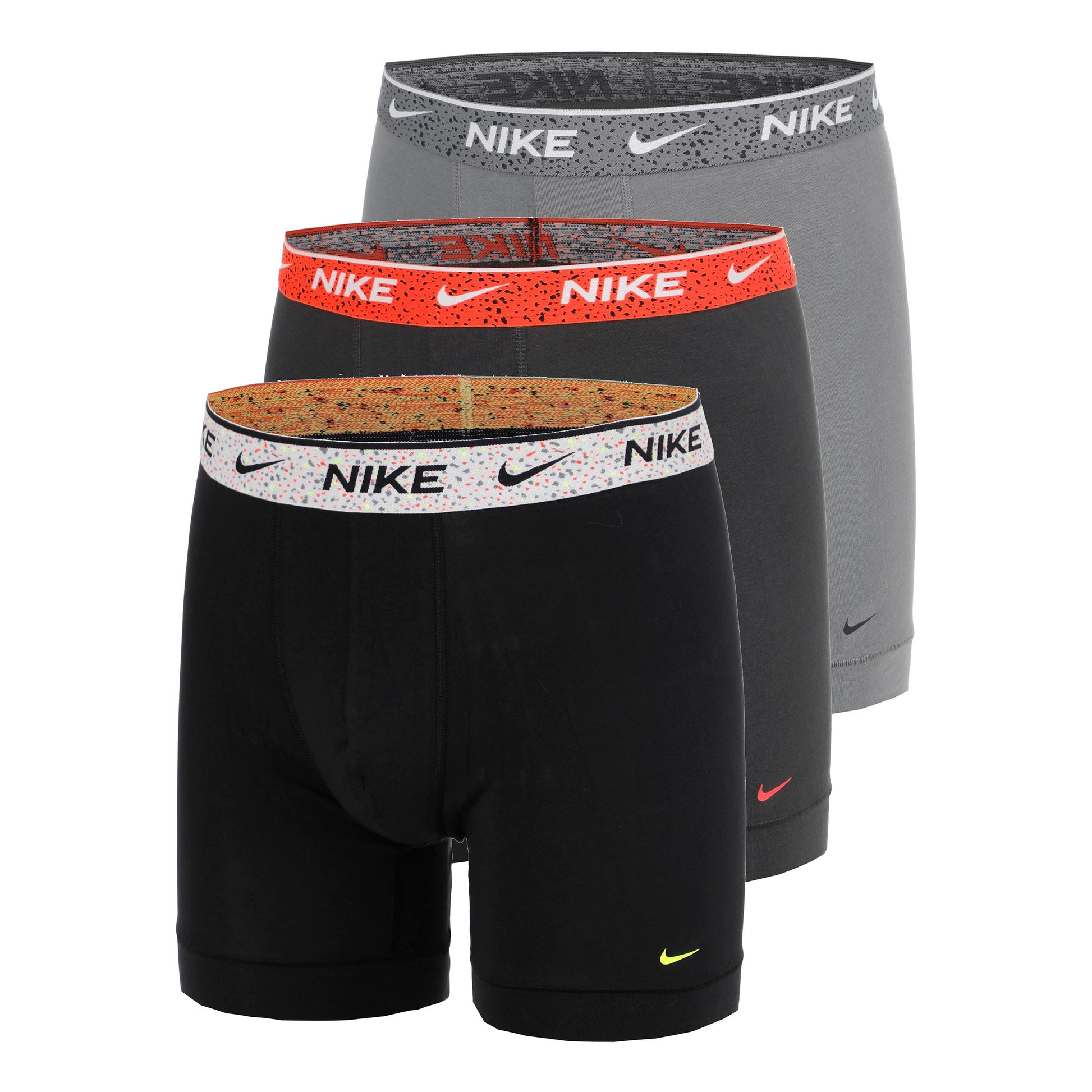 Nike Essential Cotton Stretch Boxer shorts 3 Pack Men - black, anthracite