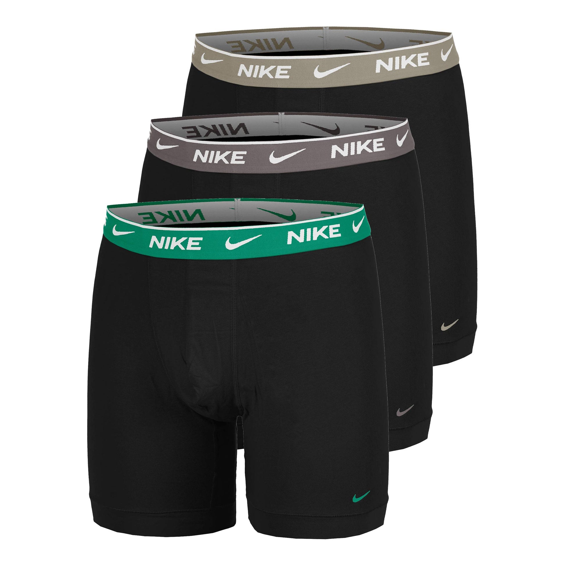 Nike Essential Cotton Stretch Boxer Brief Boxer shorts 3 Pack Men - olive