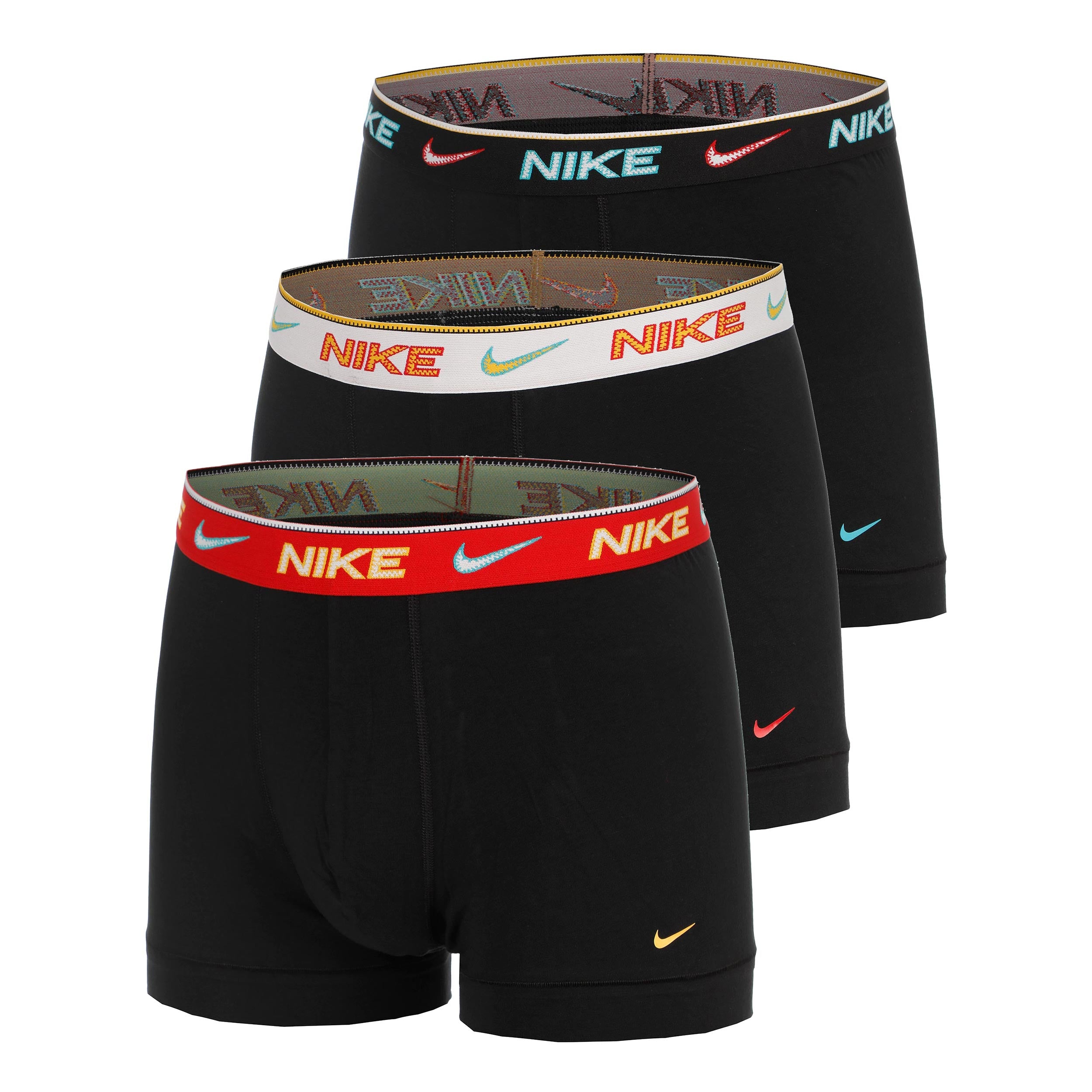 Nike Essential Cotton Stretch Trunk Boxer shorts 3 Pack Men - grey