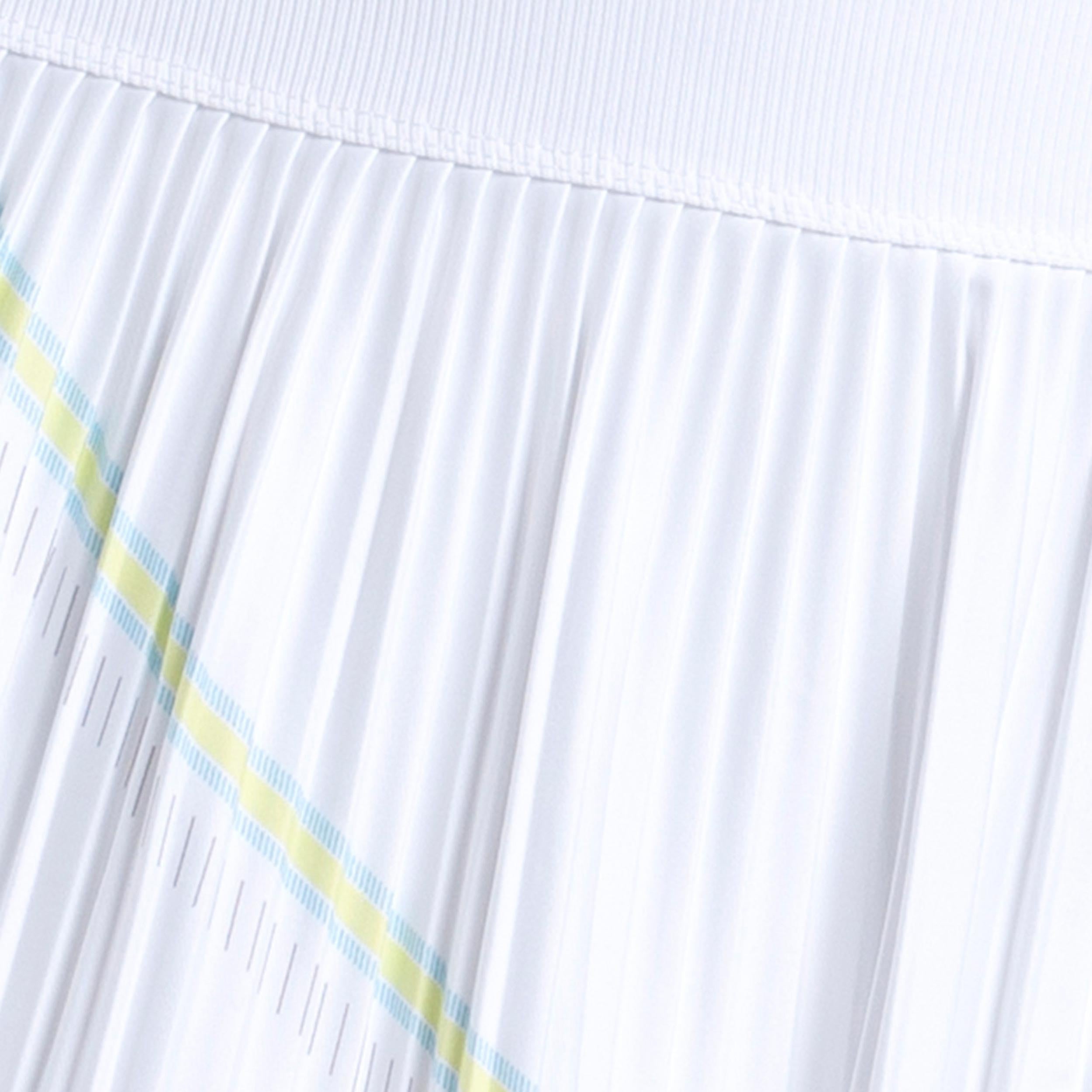 Lavish Stroke Pleated Skirt Women - white, multicoloured | Padel-Point