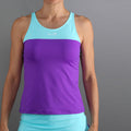 Bloom Tank top Women-violet, turquoise
