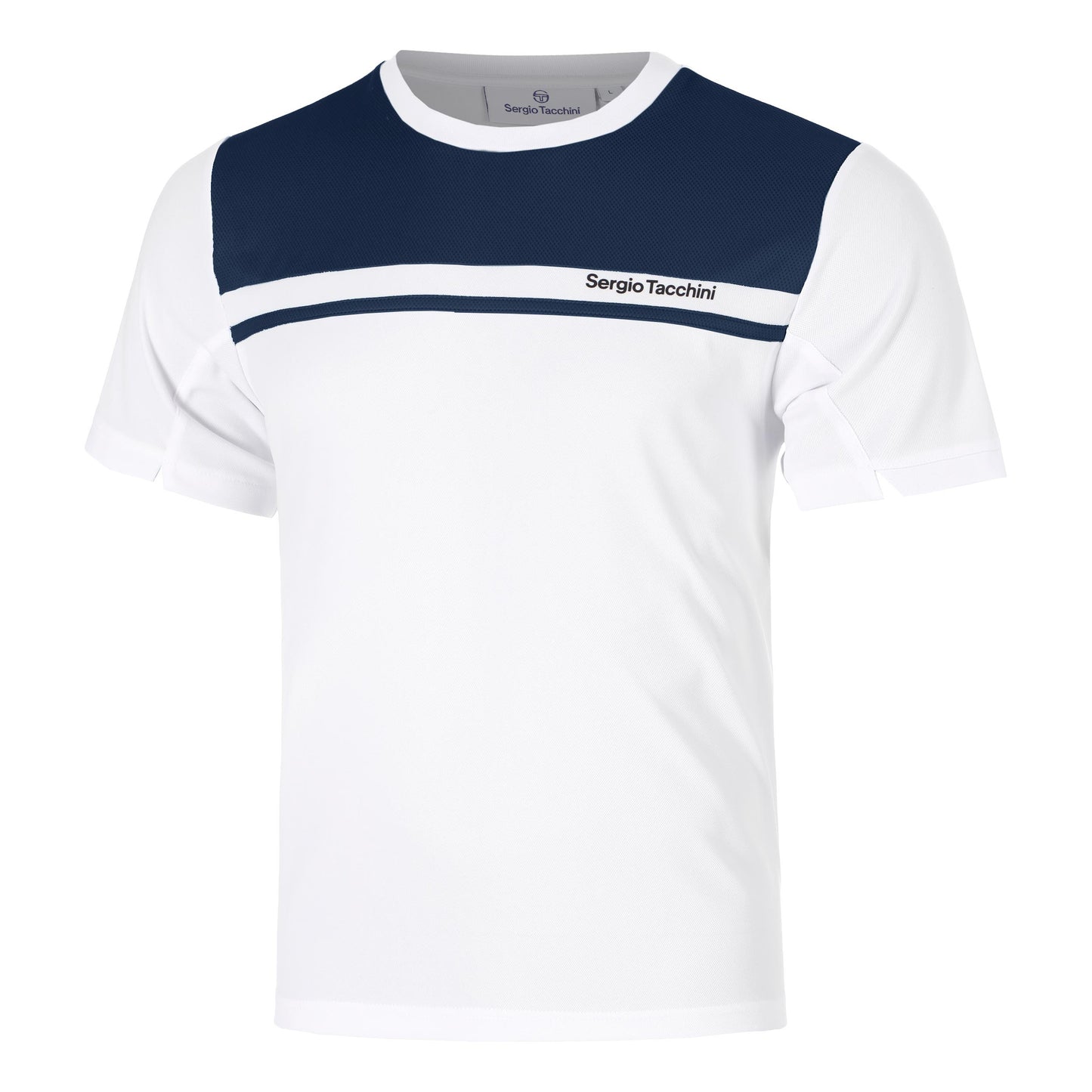 Sergio Tacchini Riflesso PL T-Shirt Men - white, dark blue