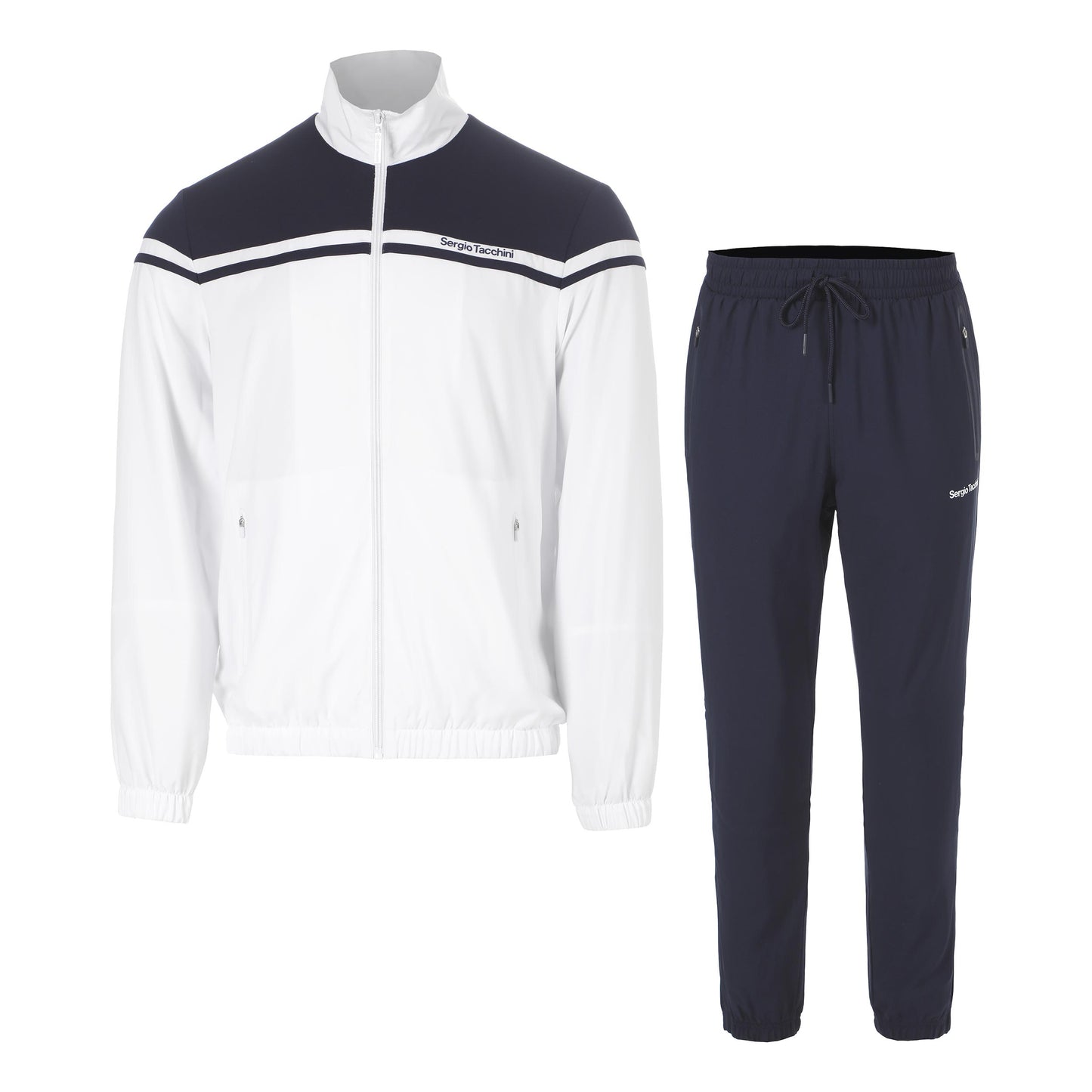 Sergio Tacchini Riflesso Tracksuit Men - dark blue, white