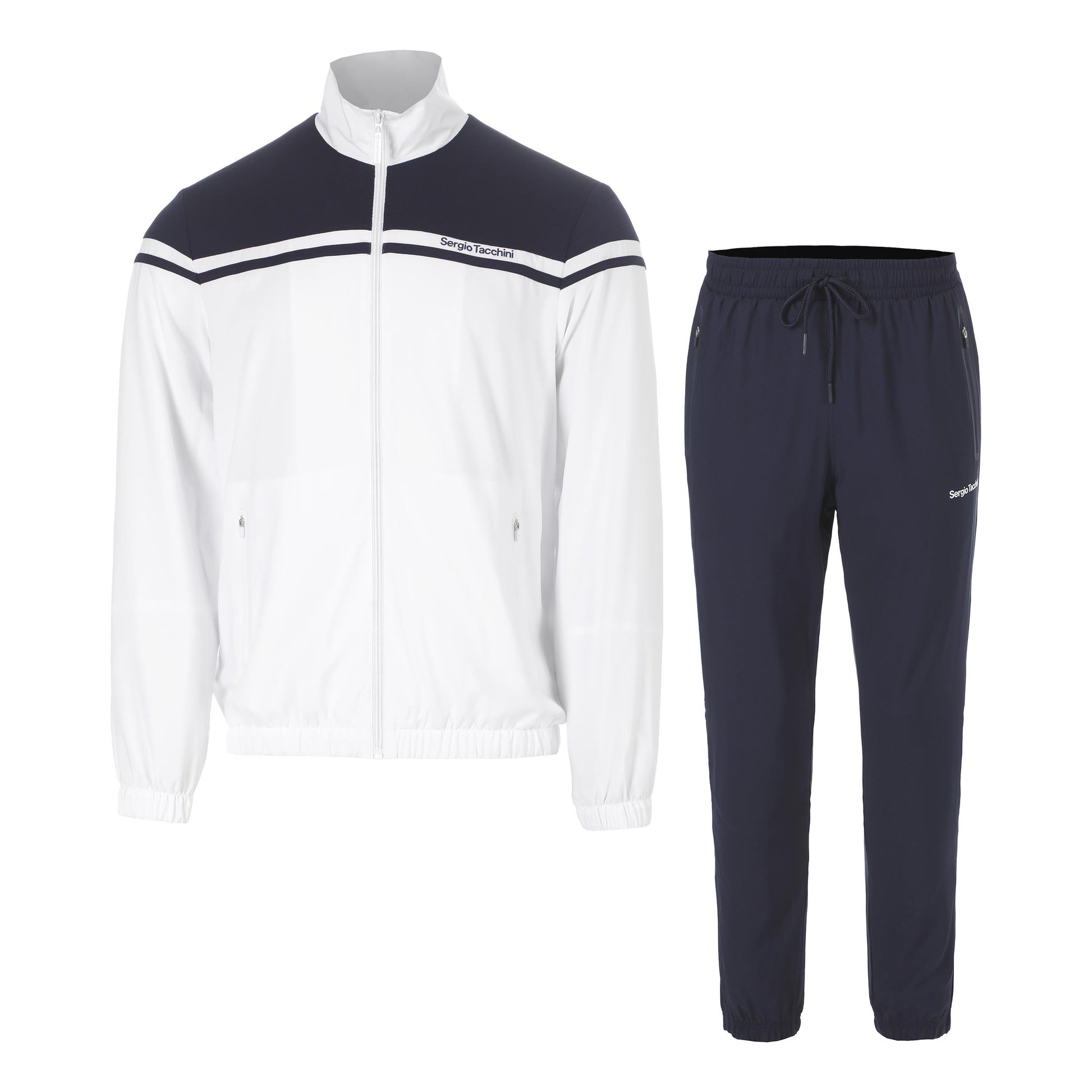 Sergio Tacchini Riflesso Tracksuit Men - dark blue, white