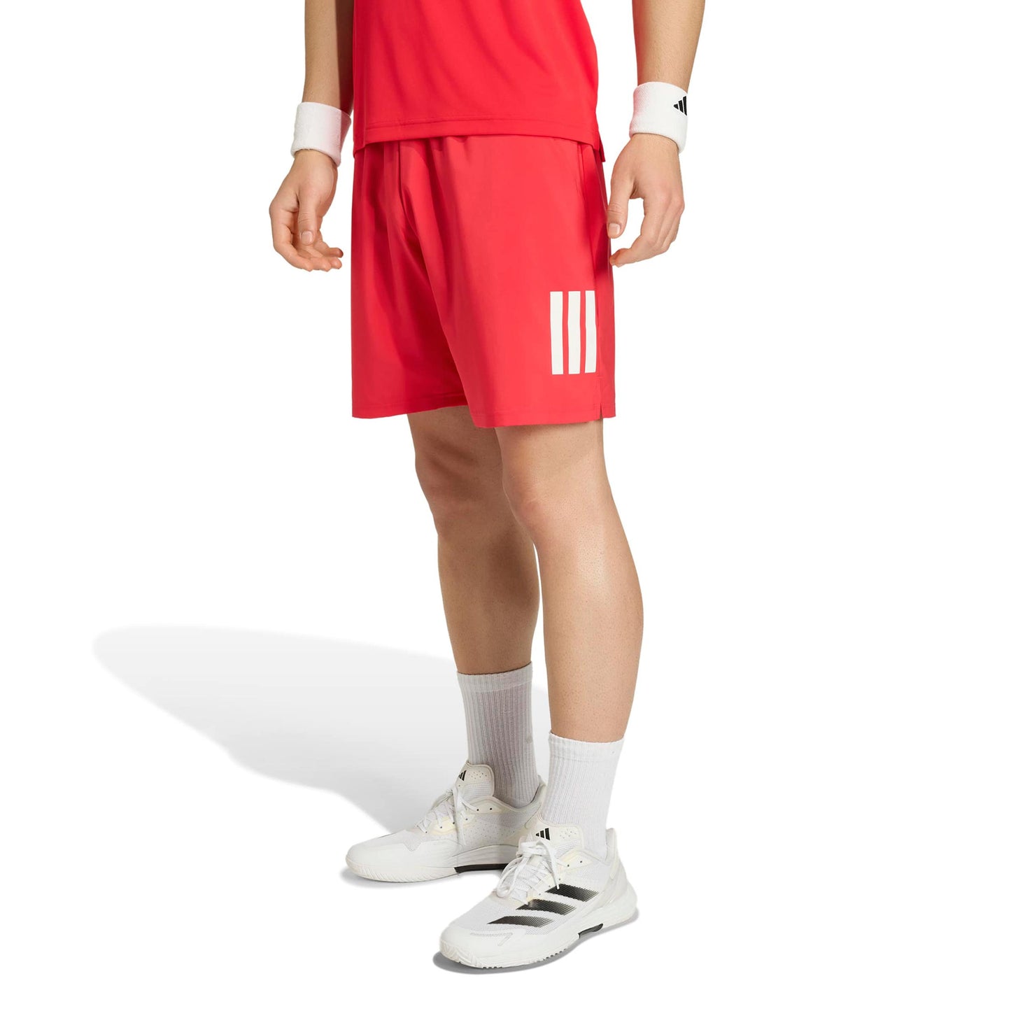 adidas Club 3Stripes 7Inch Shorts Men - red, white