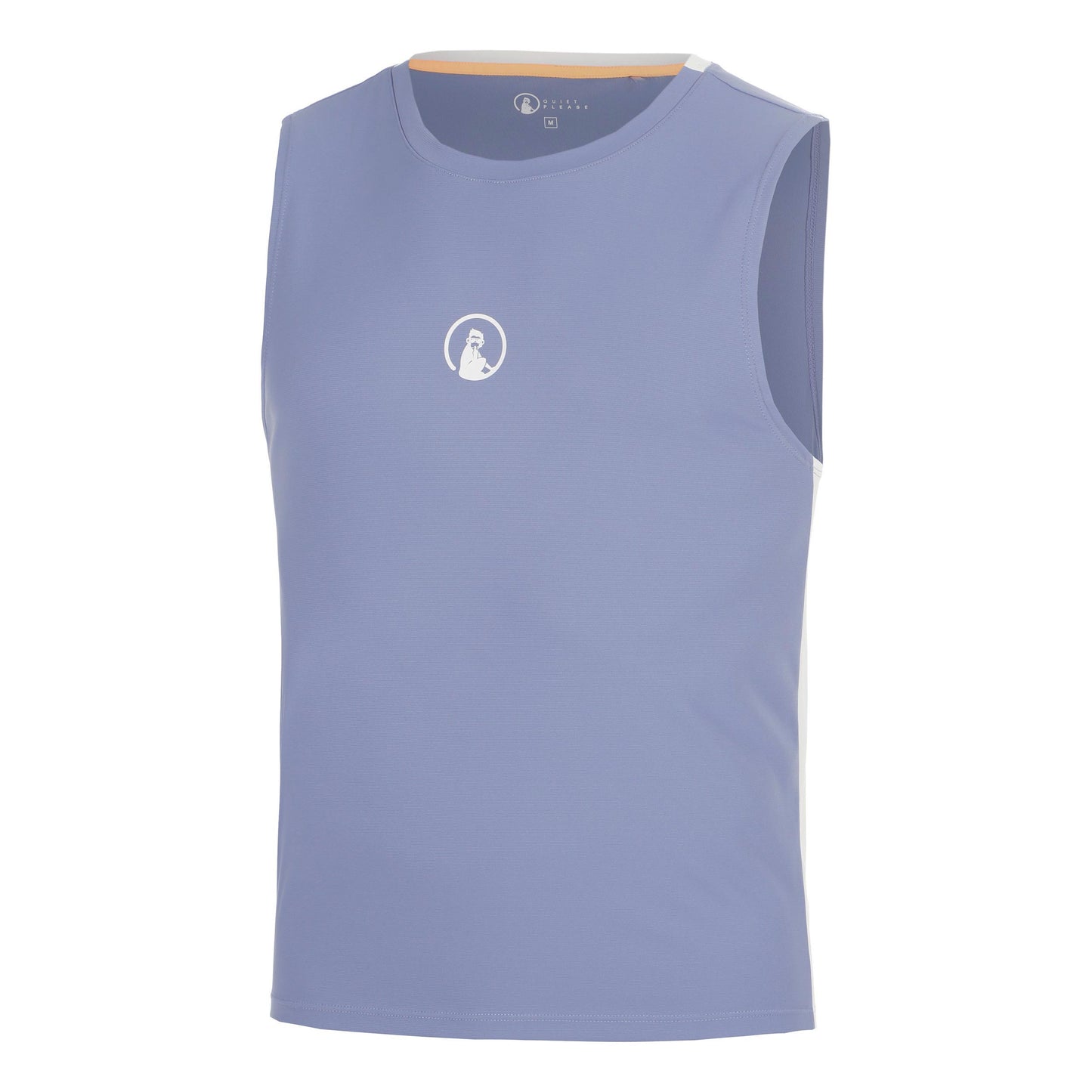 Quiet Please Glow Winner Tech Tank Top Men - blue