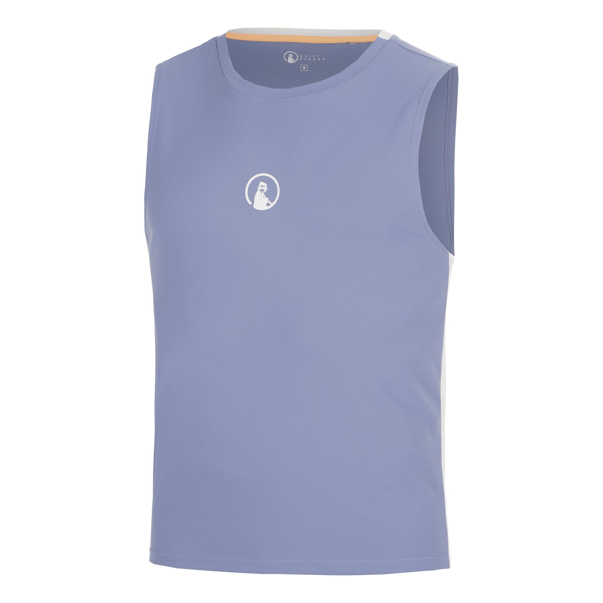 Quiet Please Glow Winner Tech Tank Top Men - blue