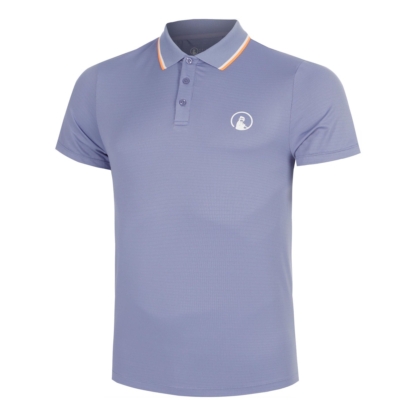 Quiet Please Glow Tournament Tipping Polo Polo Men - blue