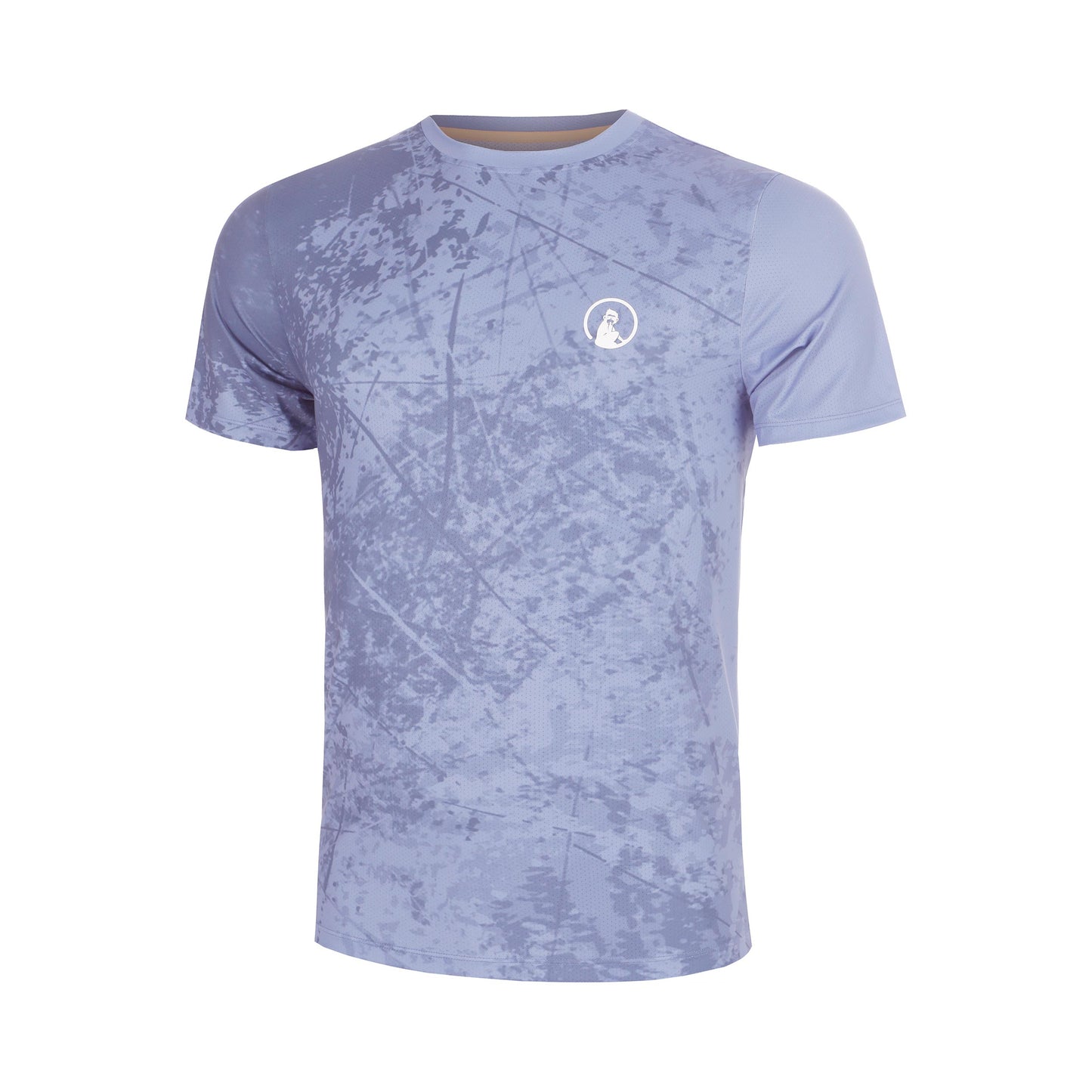 Quiet Please Glow Receiver Scrubbled T-Shirt Boys - blue