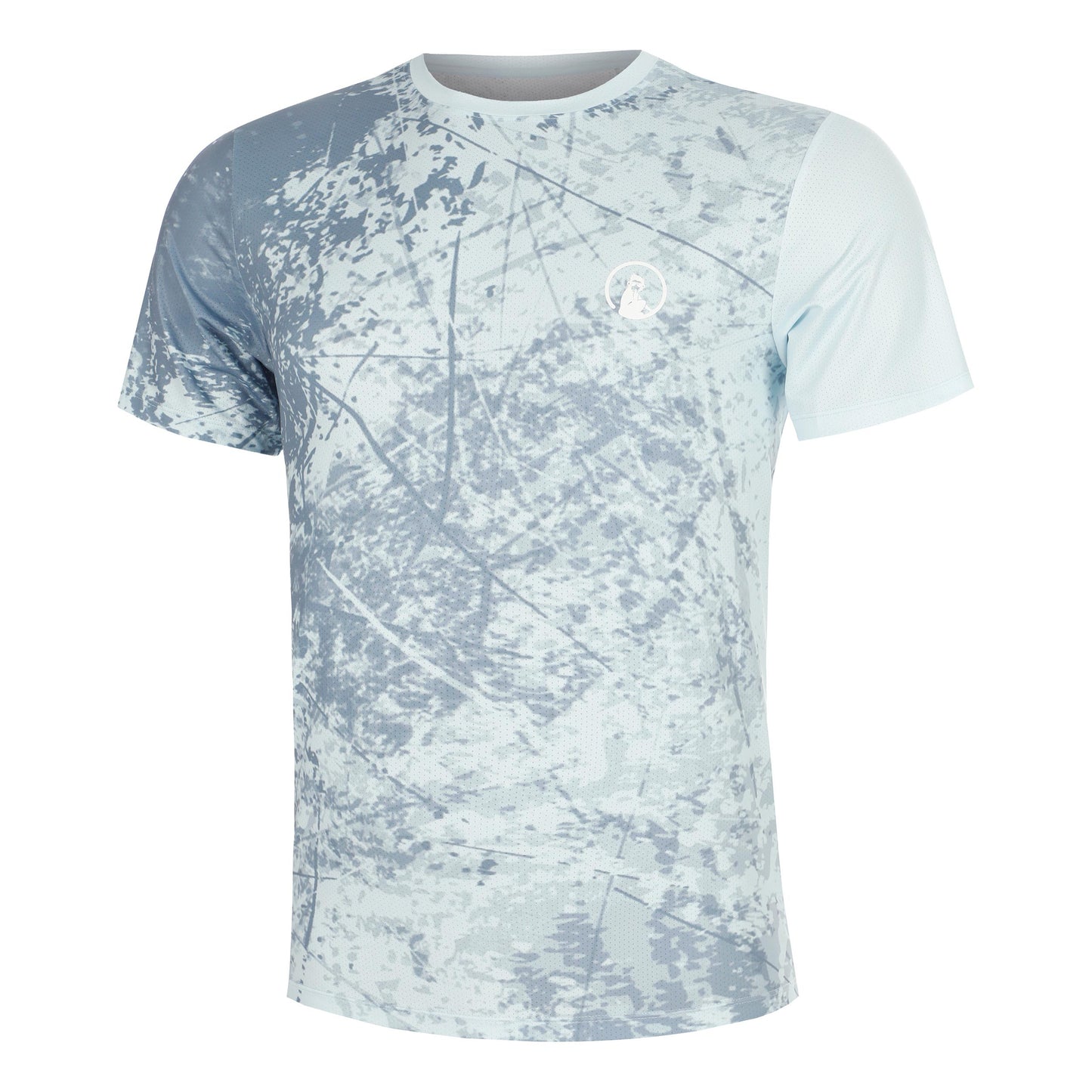 Quiet Please Memories Receiver Scrubbled T-Shirt Men - light blue