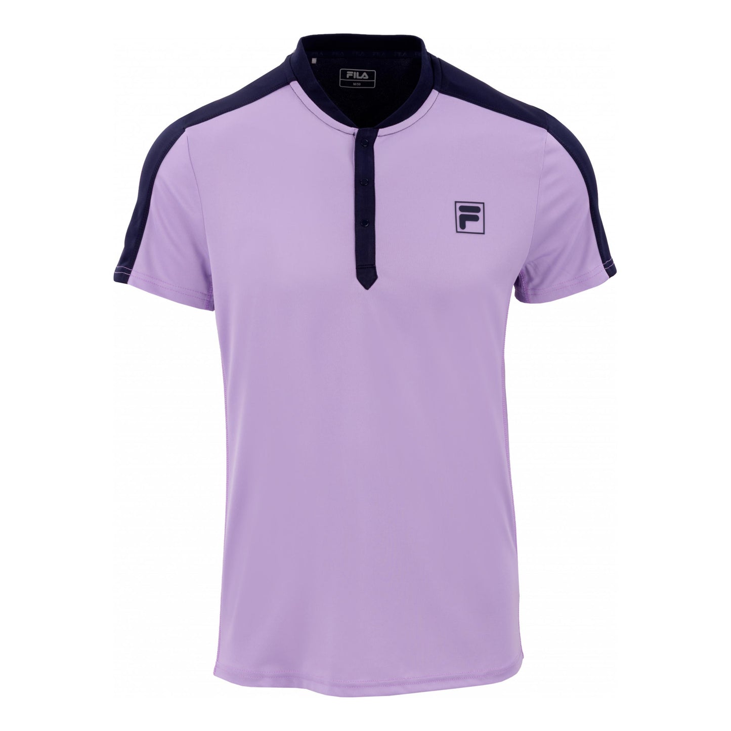 Fila Henley Taavi T-Shirt Men - lilac, dark blue