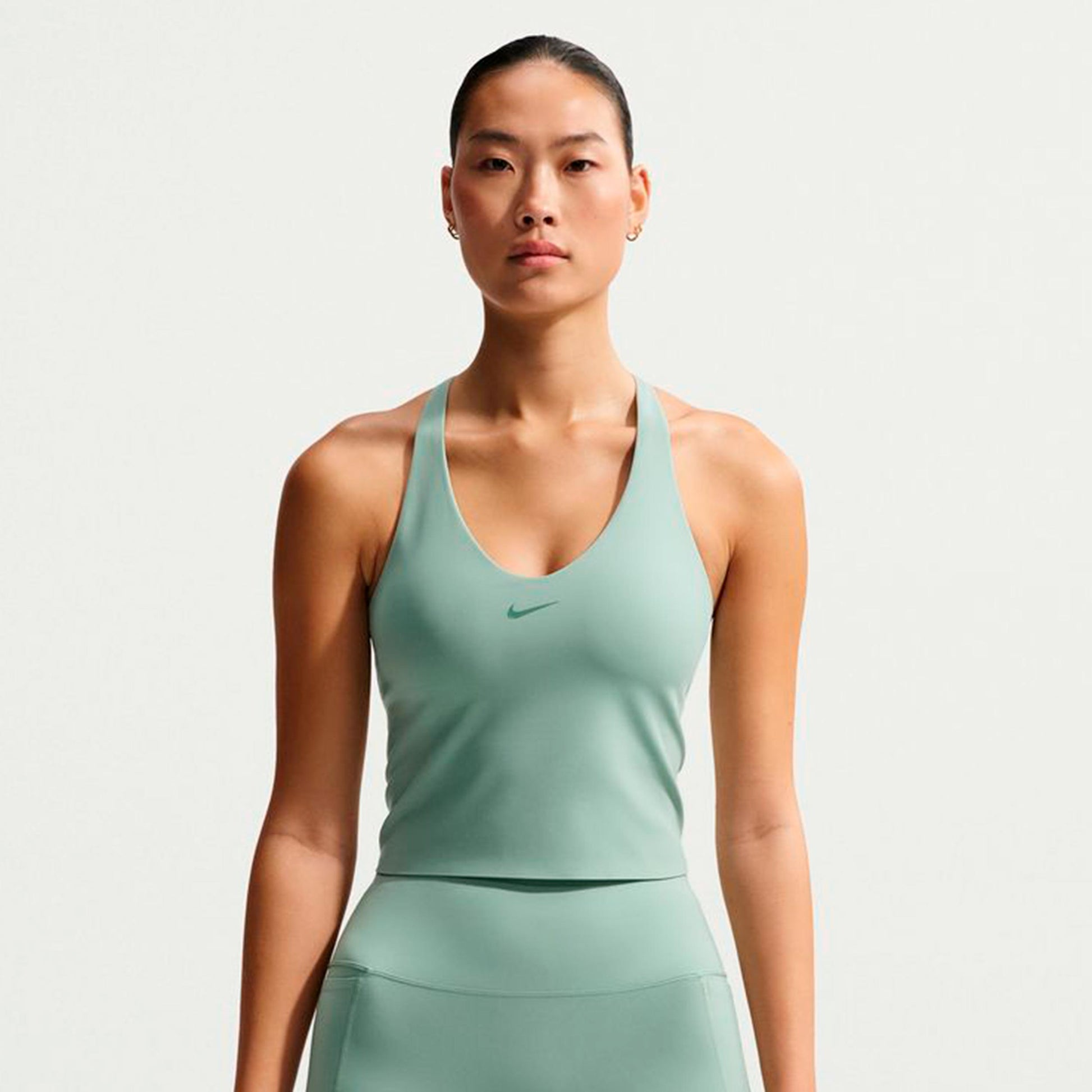 Nike Dri-Fit Medium Support Tank Top Women - grey-green, green