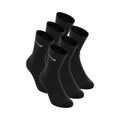 Everyday Crew Tennis Socks 6 Pack Kids - black