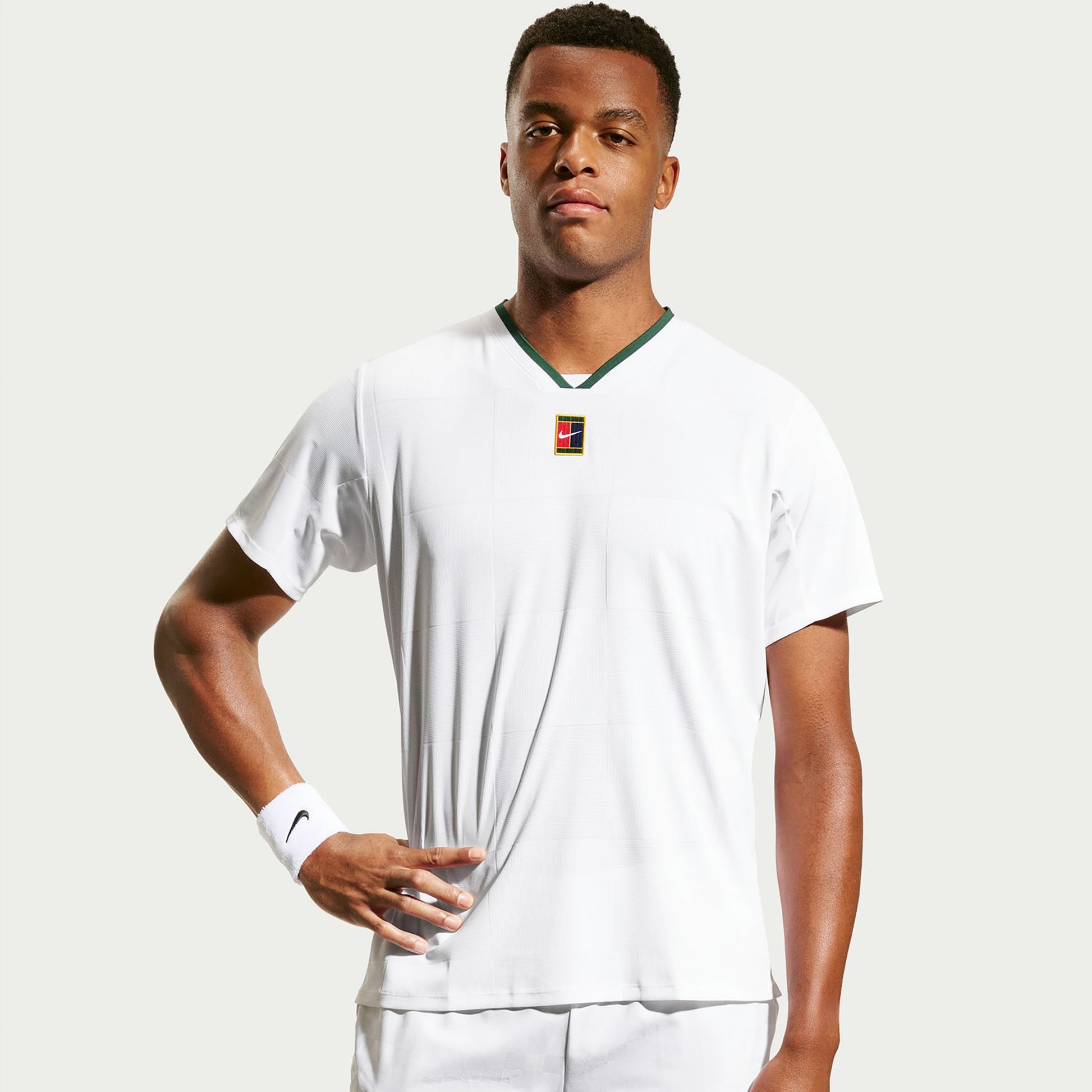 Nike Court Dri-Fit Advantage Slam T-Shirt Men - white, green
