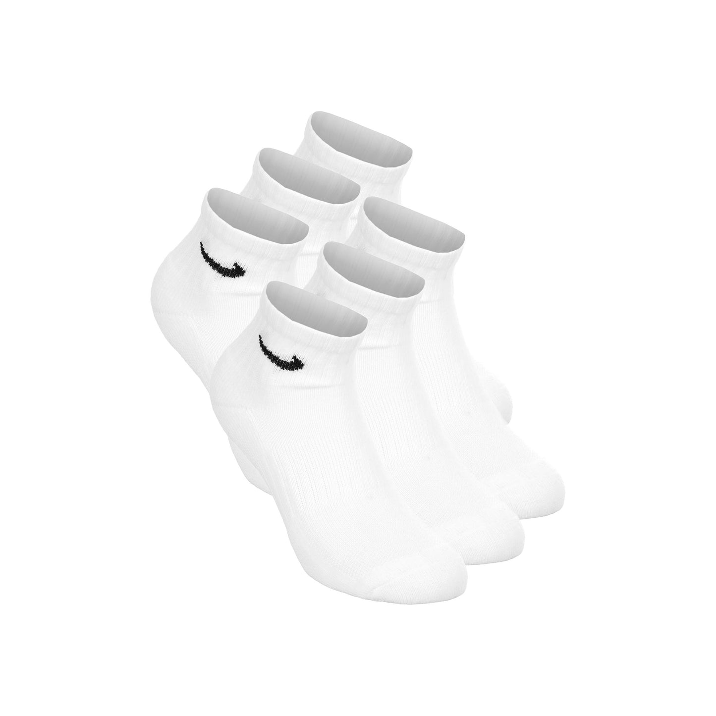 Nike Everyday Ankle Tennis Socks 6 Pack Kids - white, black