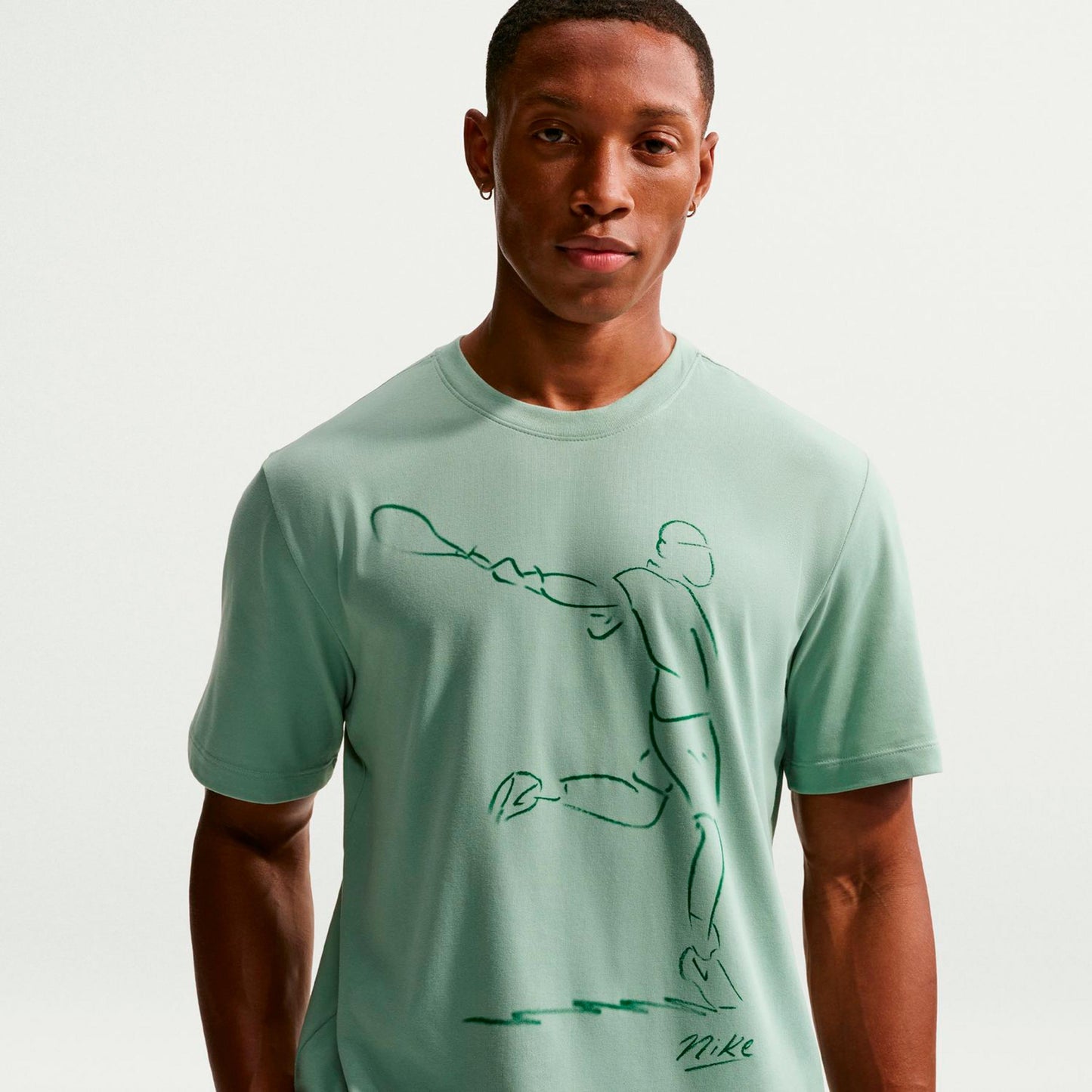 Nike Court Dri-Fit T-Shirt Men - grey-green