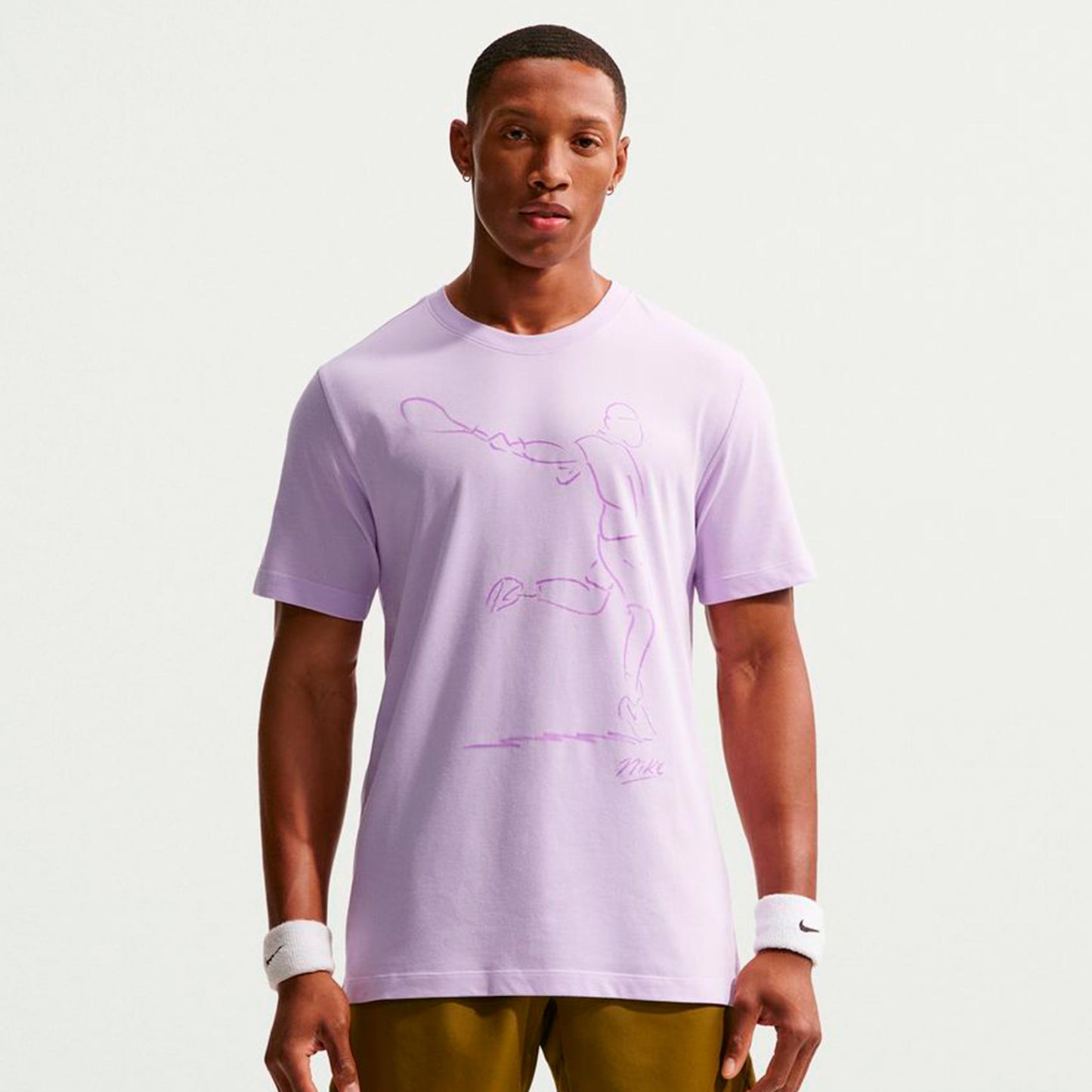 Nike Court Dri-Fit T-Shirt Men - lilac