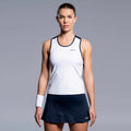 Team Tank Top Women - white, dark blue