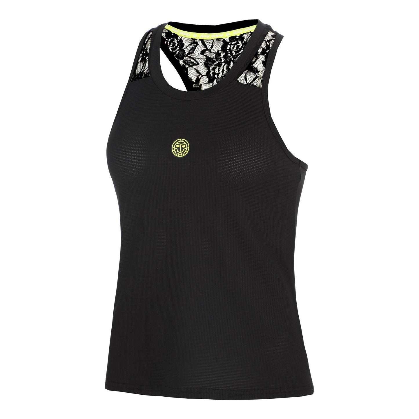 BIDI BADU Night Flash Racerback Lace Tank Top Women - black