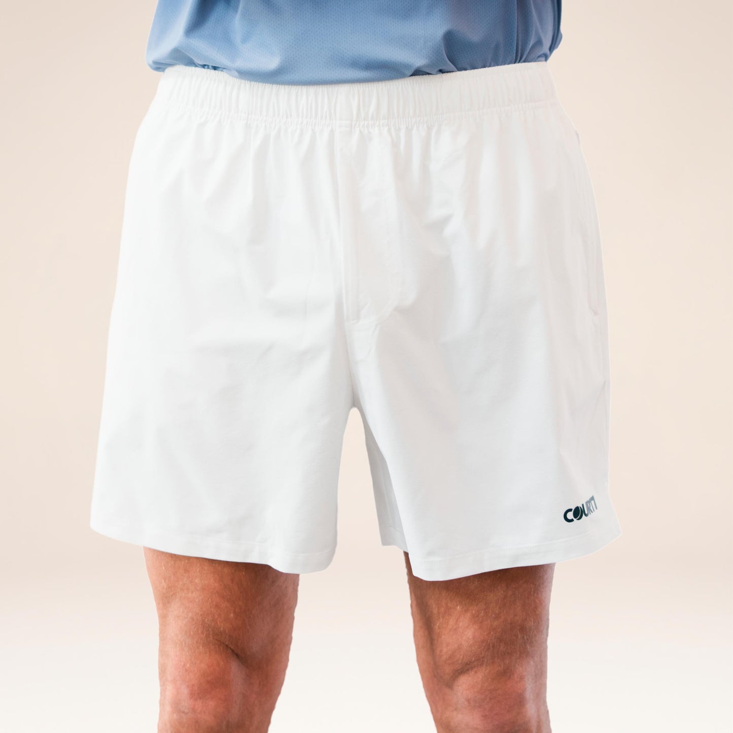 COURT7 Dual Pocket 5in Shorts Men - off white