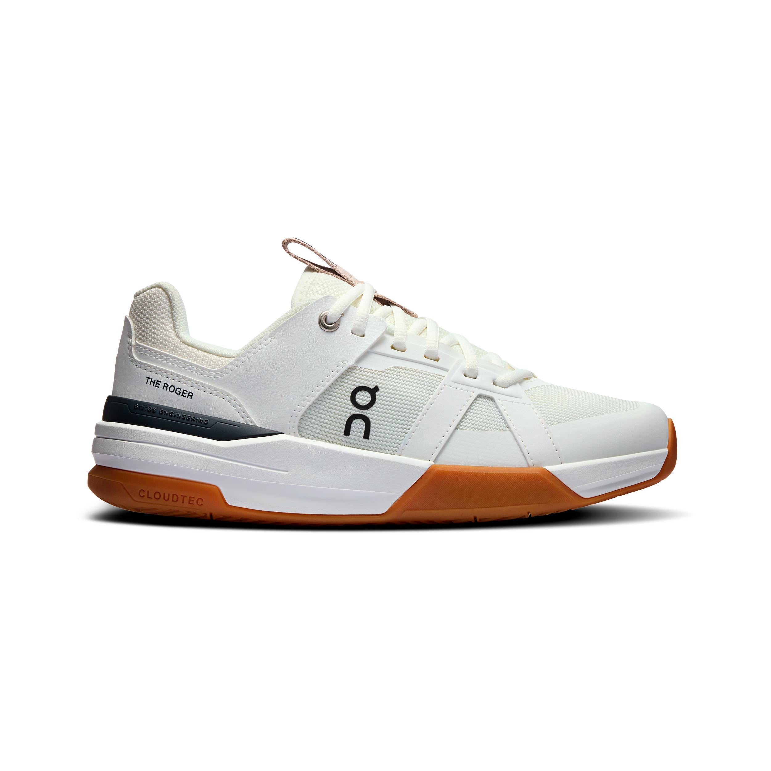 On THE ROGER CH Pro Youth All court shoe Kids - white, dark grey
