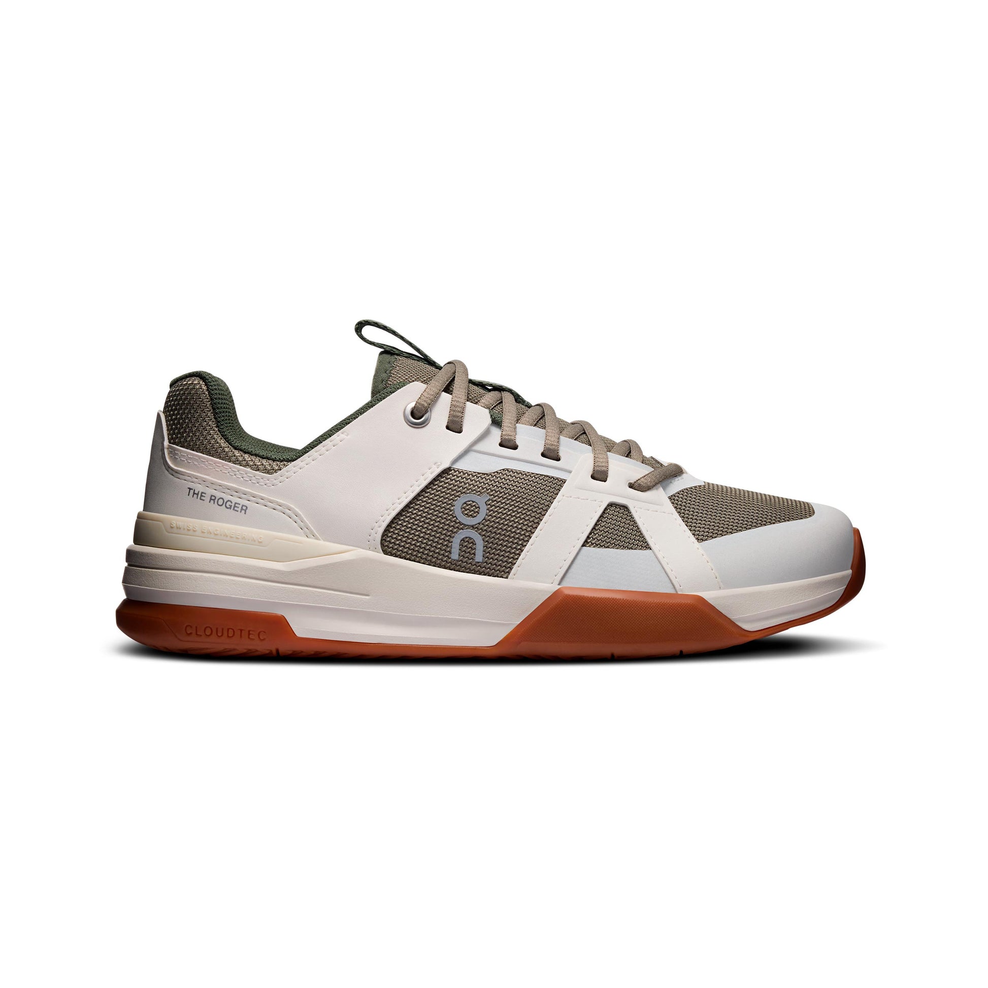 On THE ROGER CH Pro Youth All court shoe Kids - cream, olive