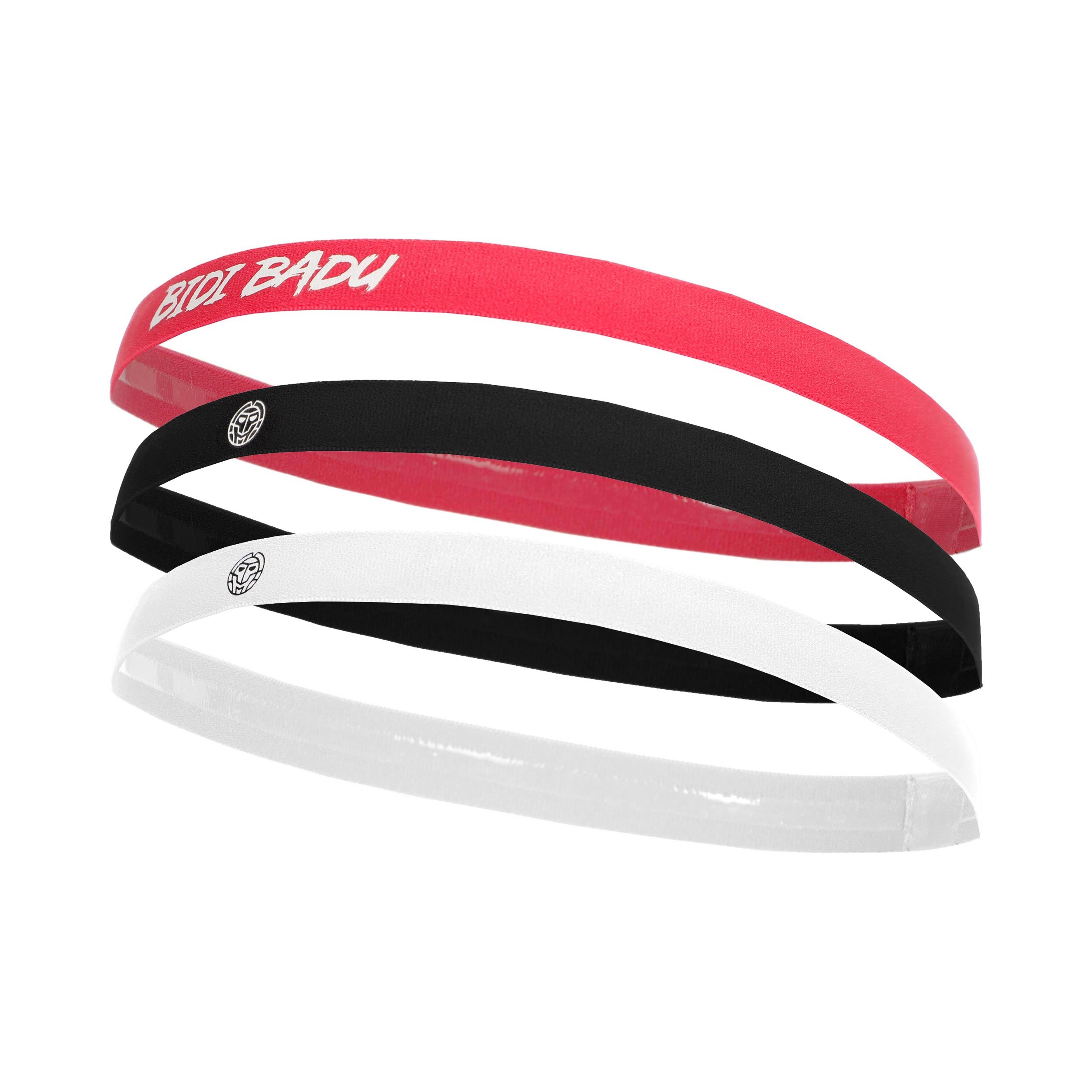 BIDI BADU Player Hair band 3 Pack Unisex - black, white
