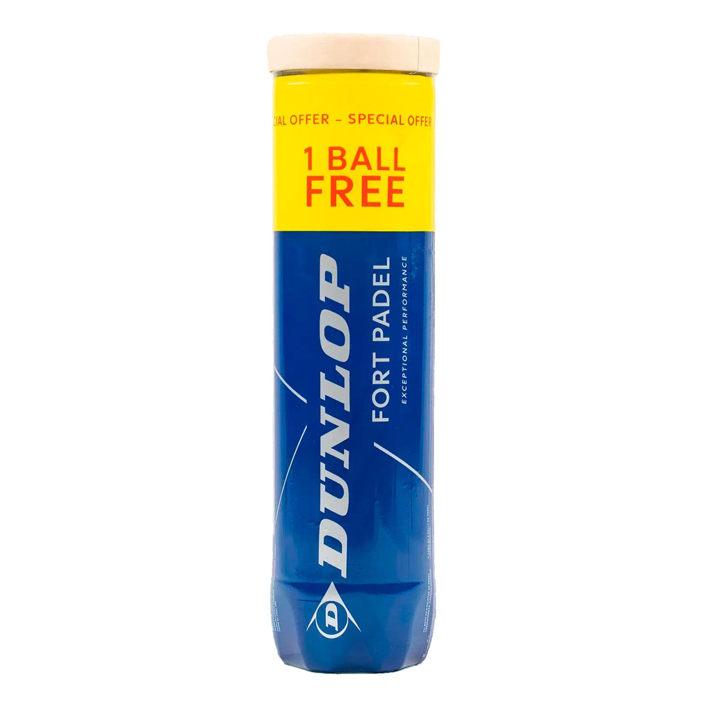 Dunlop Fort Padel 4 Ball Tube