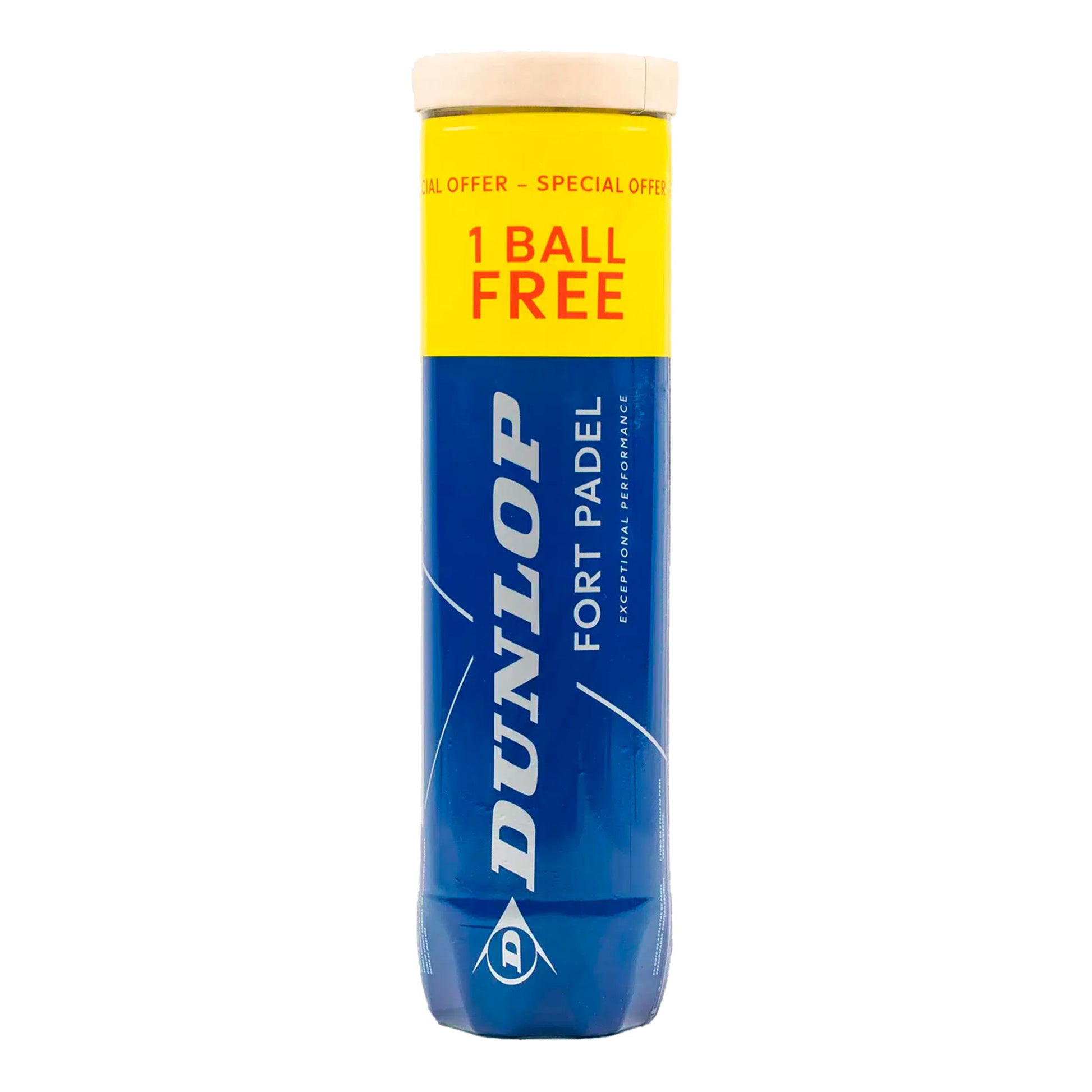 Dunlop Fort Padel 4 Ball Tube