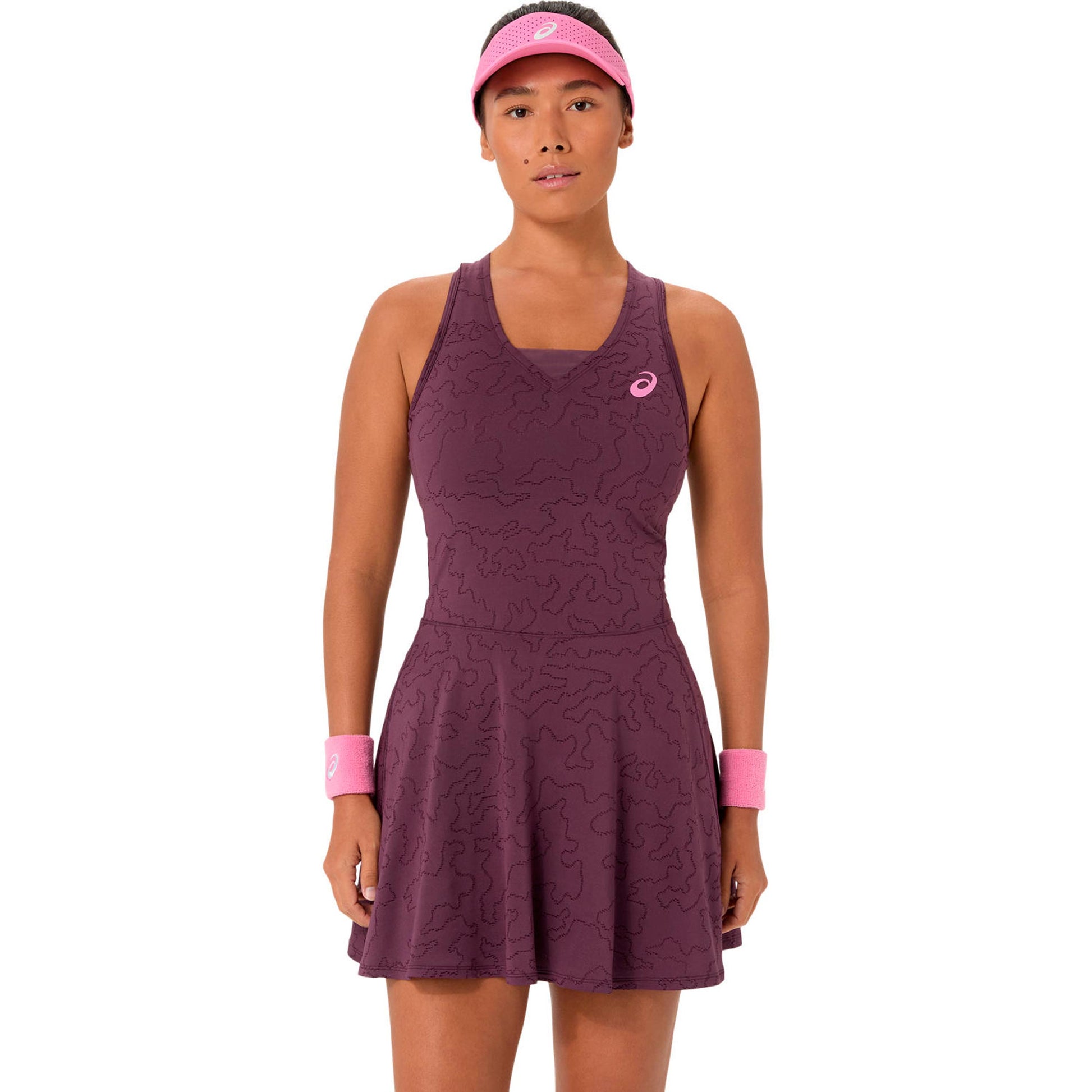 ASICS Match Jacquard Dress Women - wine red