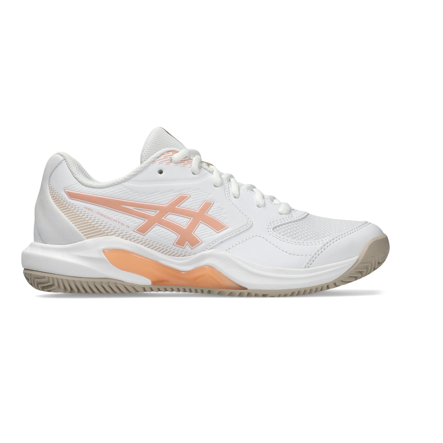 ASICS Gel-Dedicate 9 Clay court shoe Women - white, apricot