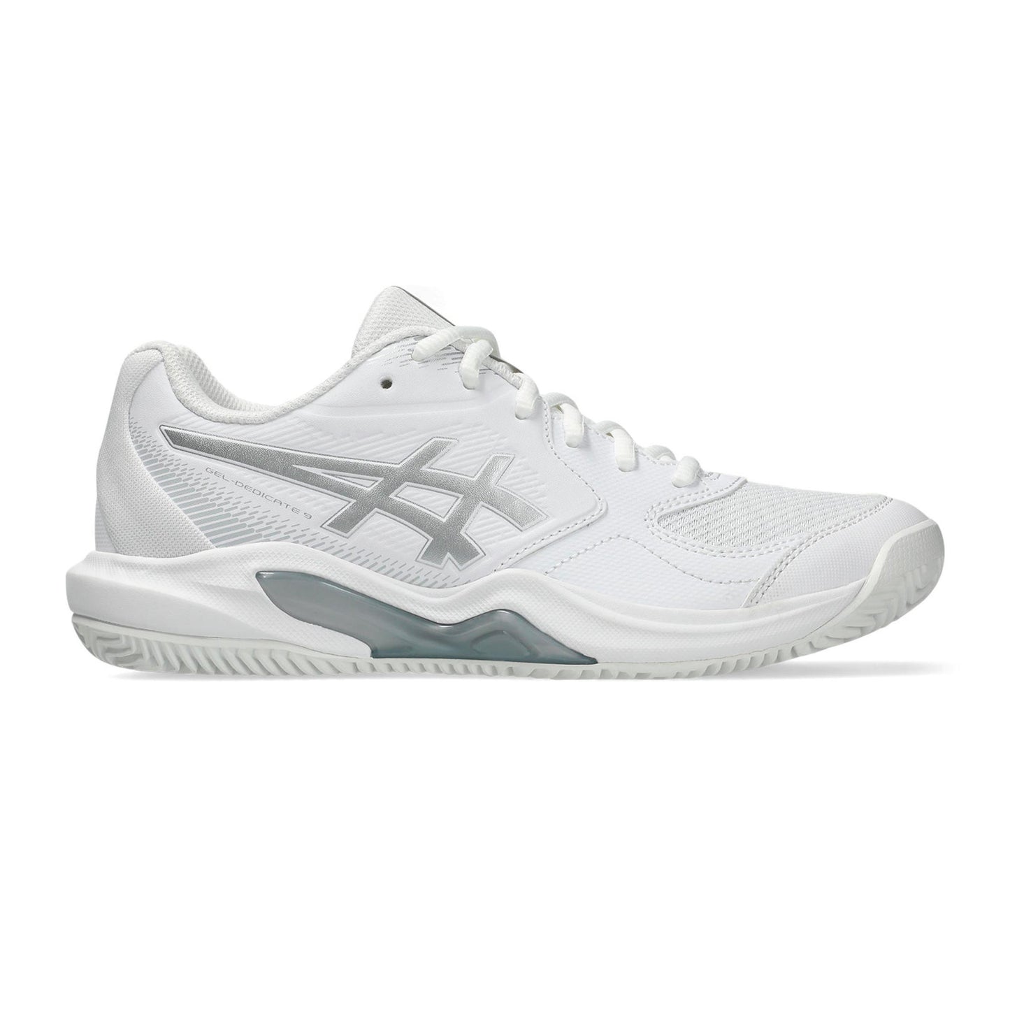 ASICS Gel-Dedicate 9 Clay court shoe Women - white, silver