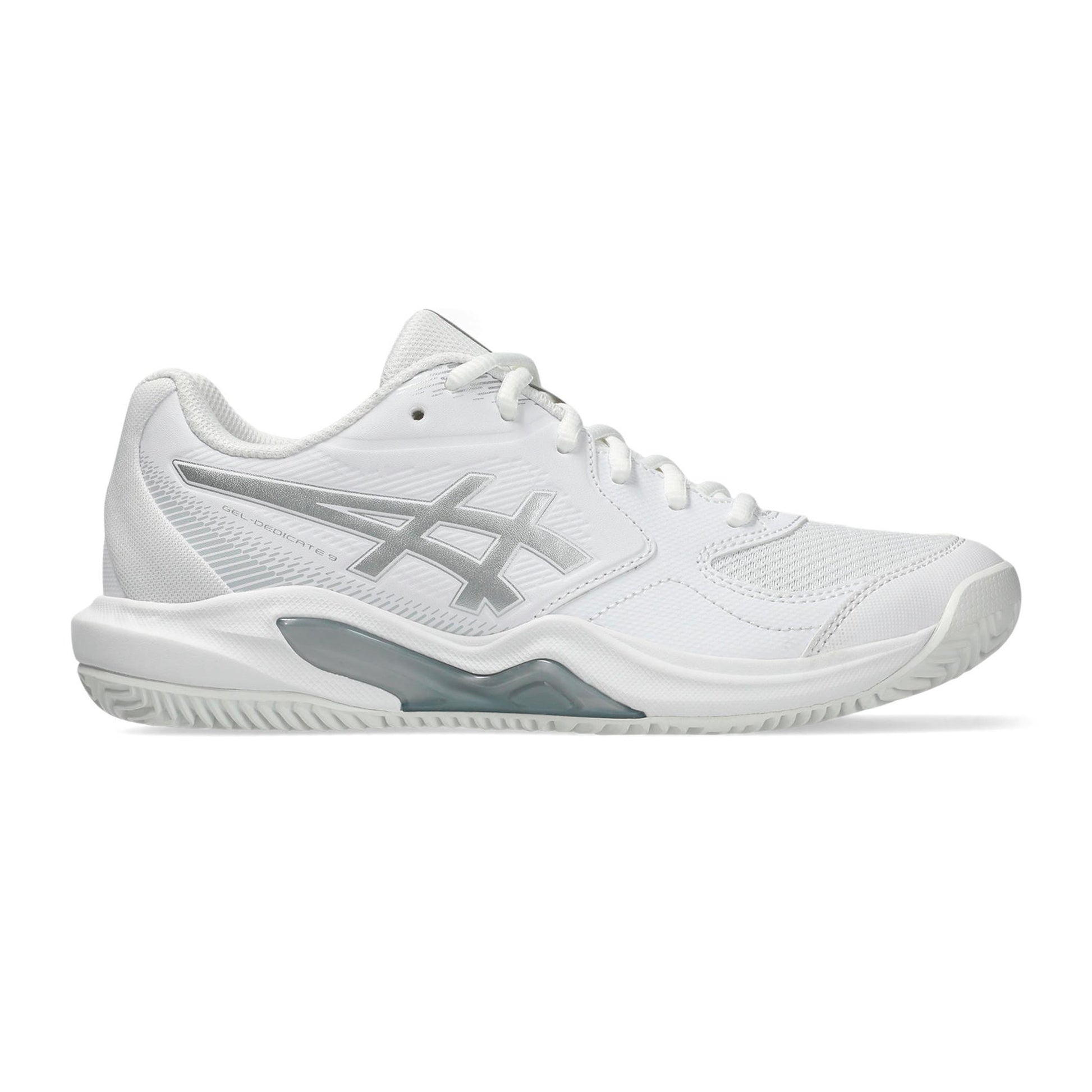 ASICS Gel-Dedicate 9 Clay court shoe Women - white, silver