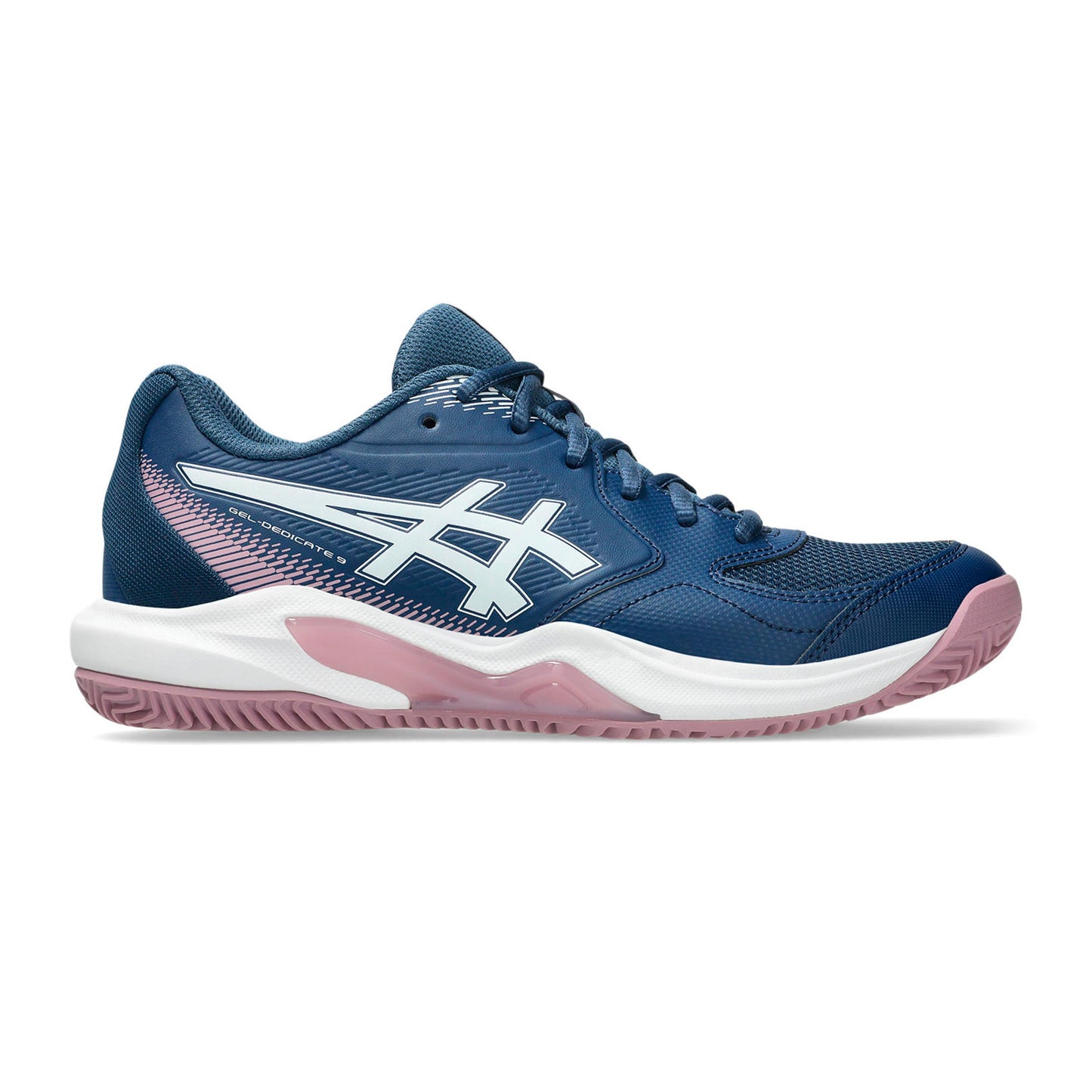 ASICS Gel-Dedicate 9 Clay court shoe Women - dark blue, white