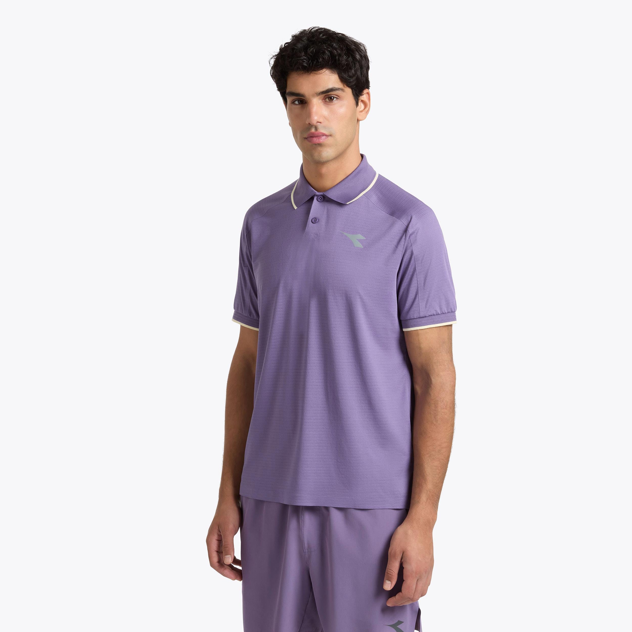 Diadora Fibrazero Polo Men - purple
