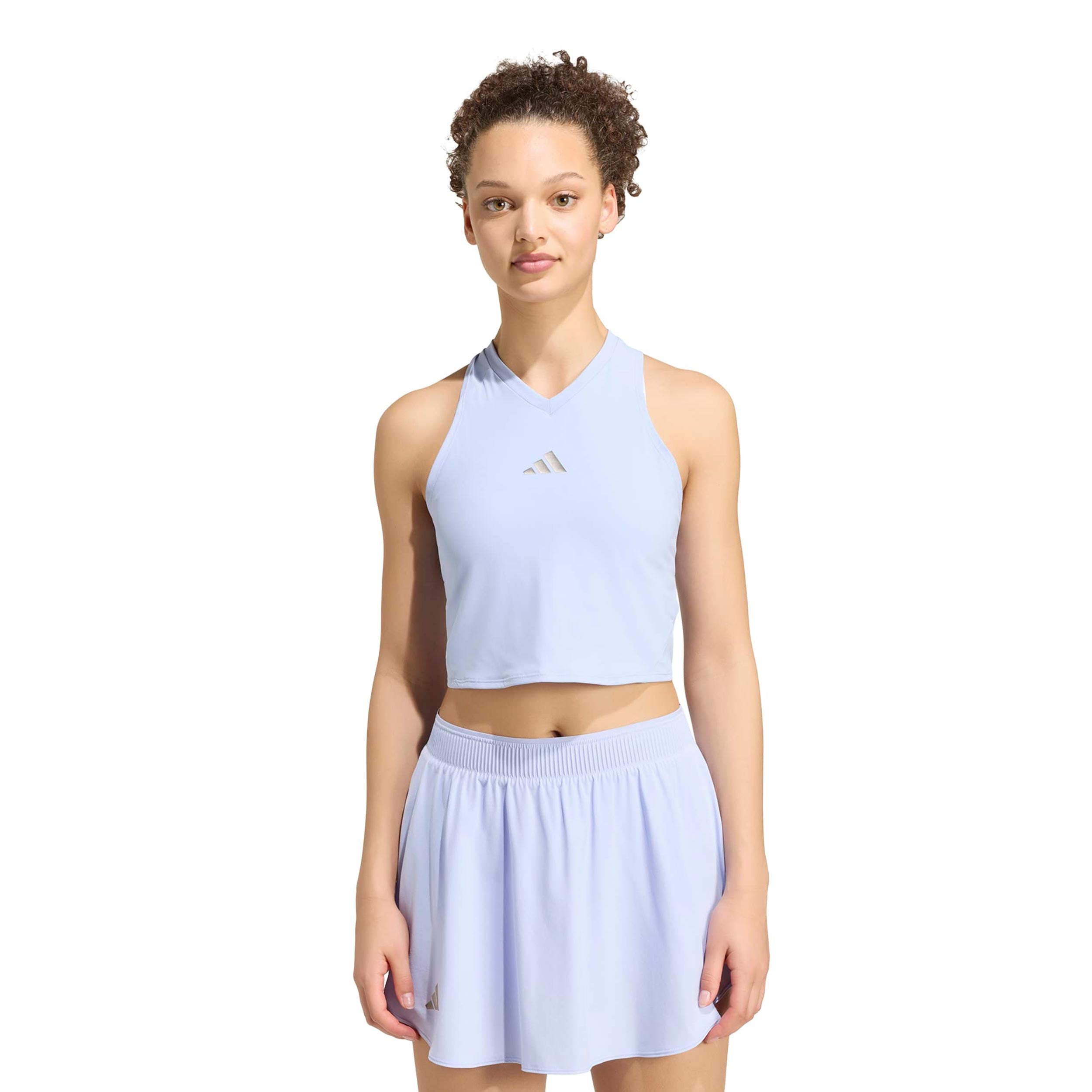adidas Y- Pro Crop Tank Top Women - lilac, silver