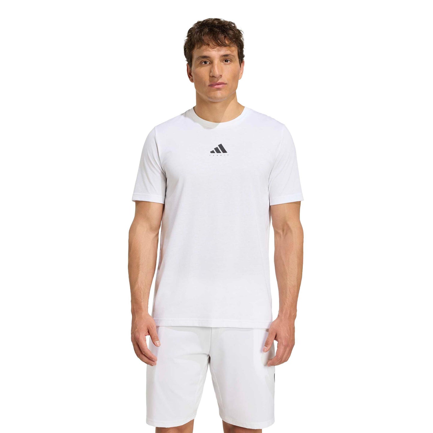 adidas T-Shirt Men - white, multicoloured