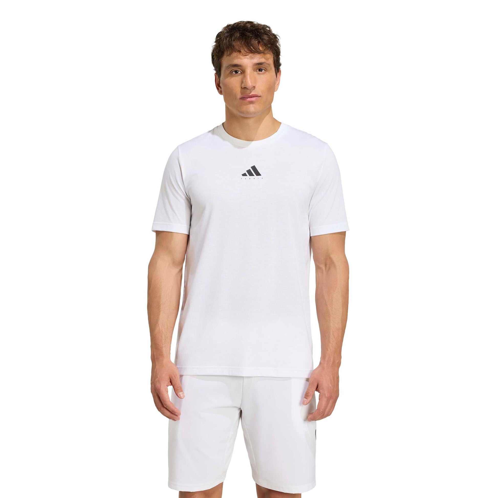 adidas T-Shirt Men - white, multicoloured
