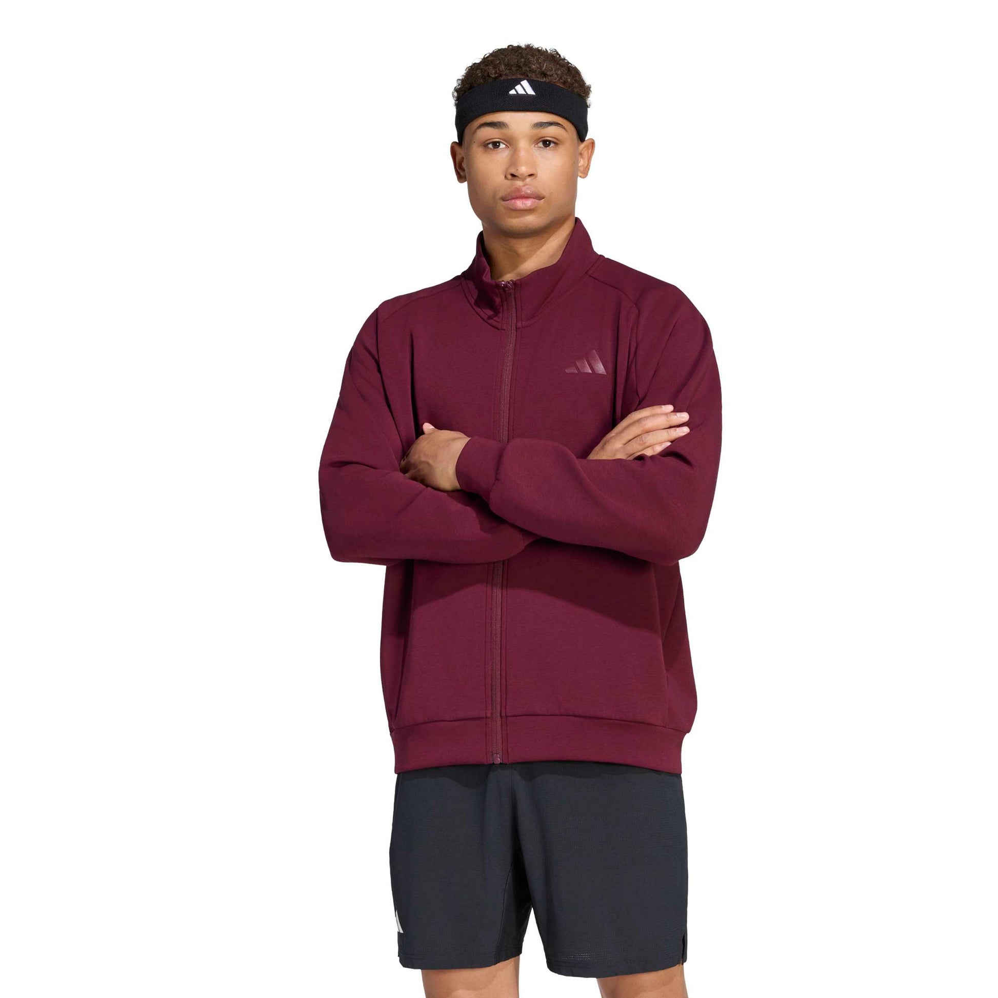 adidas Cover Up Training jacket Men - wine red
