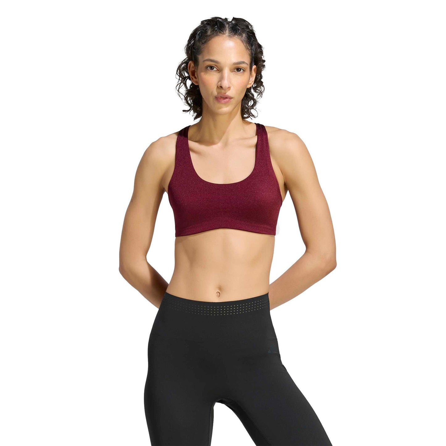 adidas Optime Medium Support Sports bras Women - wine red