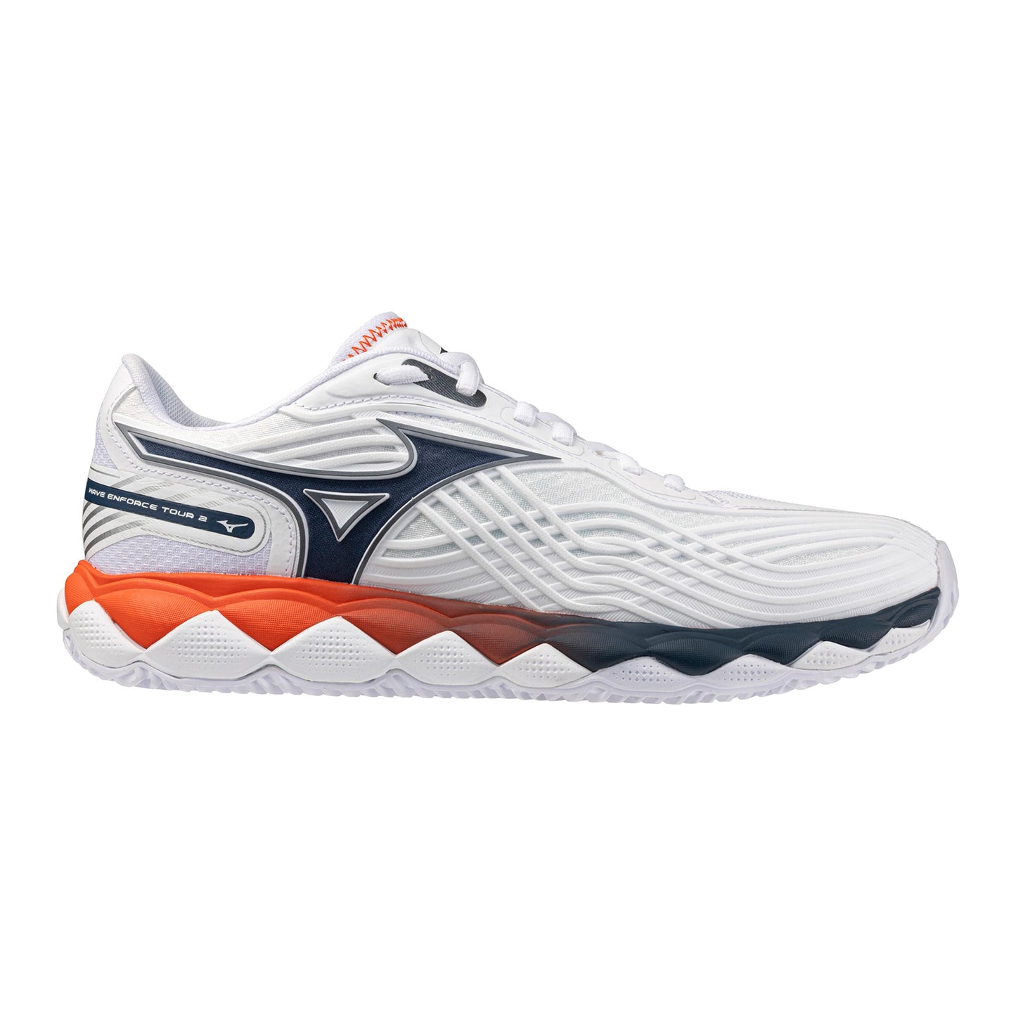Mizuno Wave Enforce Tour 2 Clay court shoe Men - white, blue